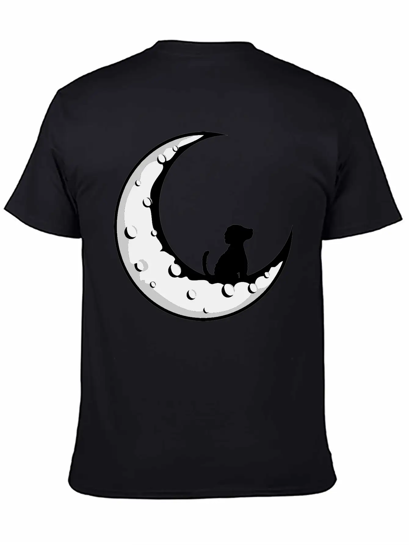 Dog Sits On The Basic Graphic T-Shirt – Daily Comfort In Soft Cotton
