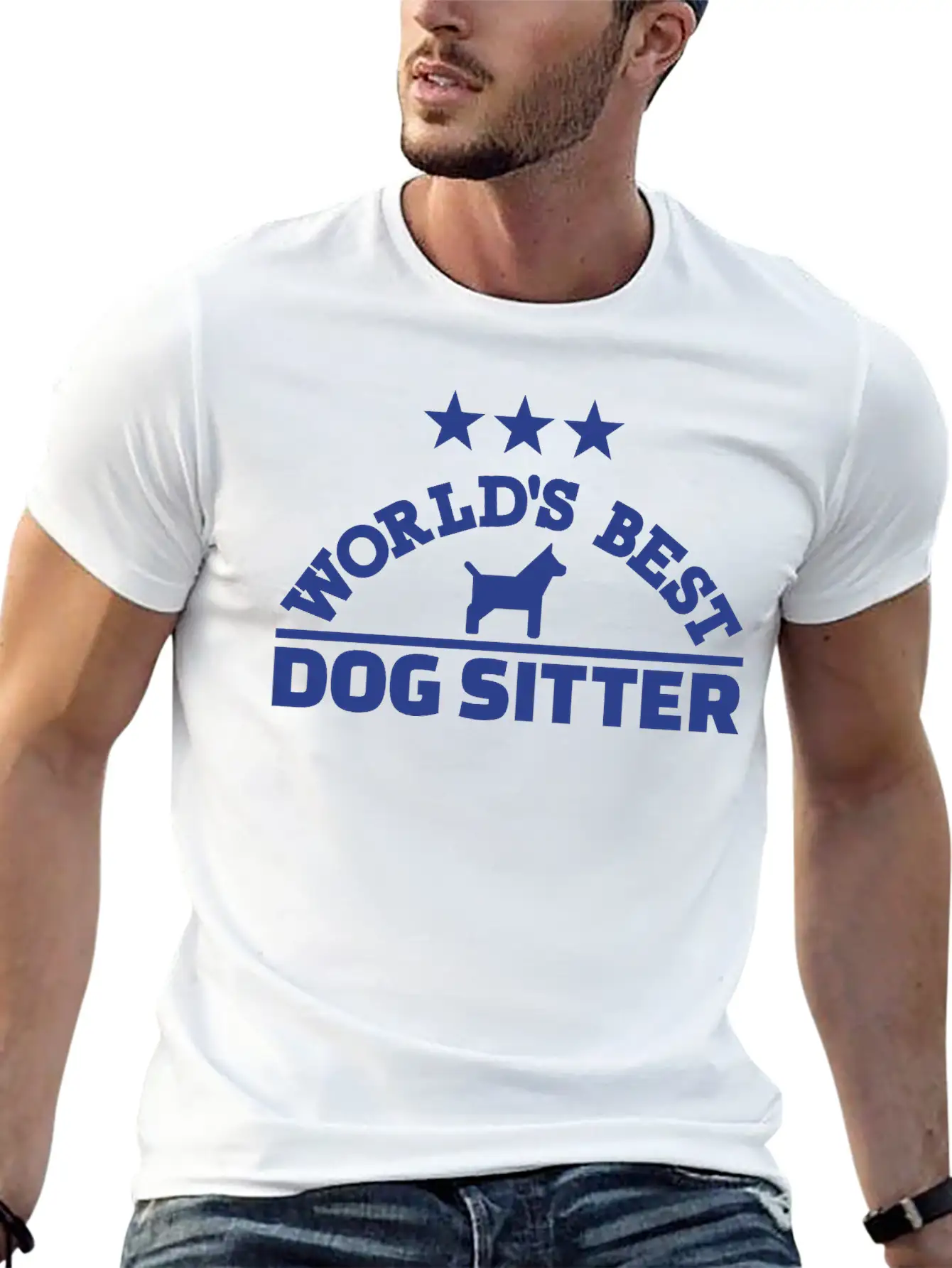 Dog Sitter Unisex Short Sleeve Soft Cotton T-Shirt – Casual Everyday Wear