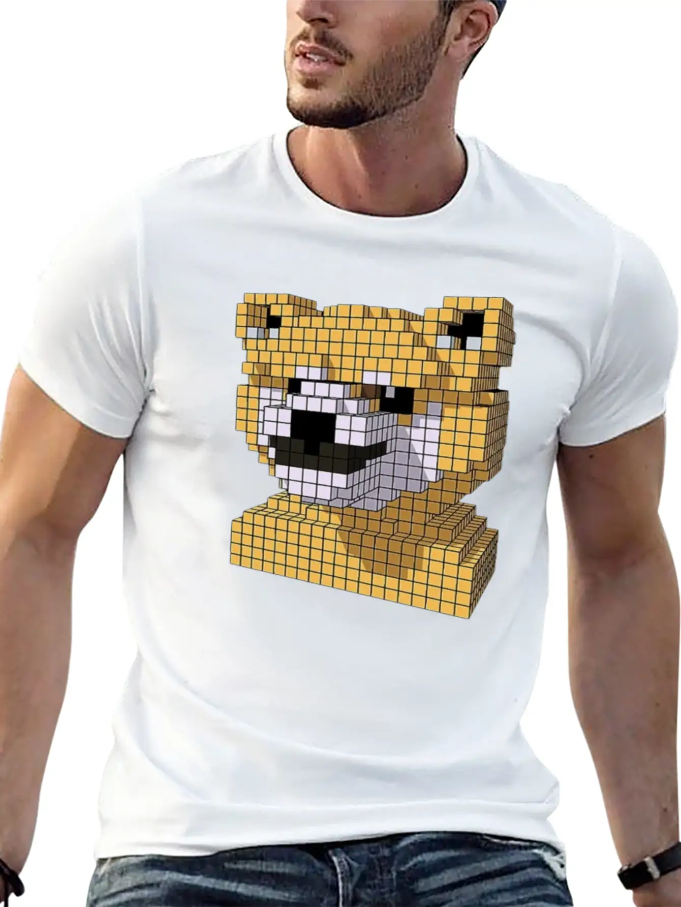 Dog Smiling Unisex Casual T-Shirt – Clean Design For Daily Comfort