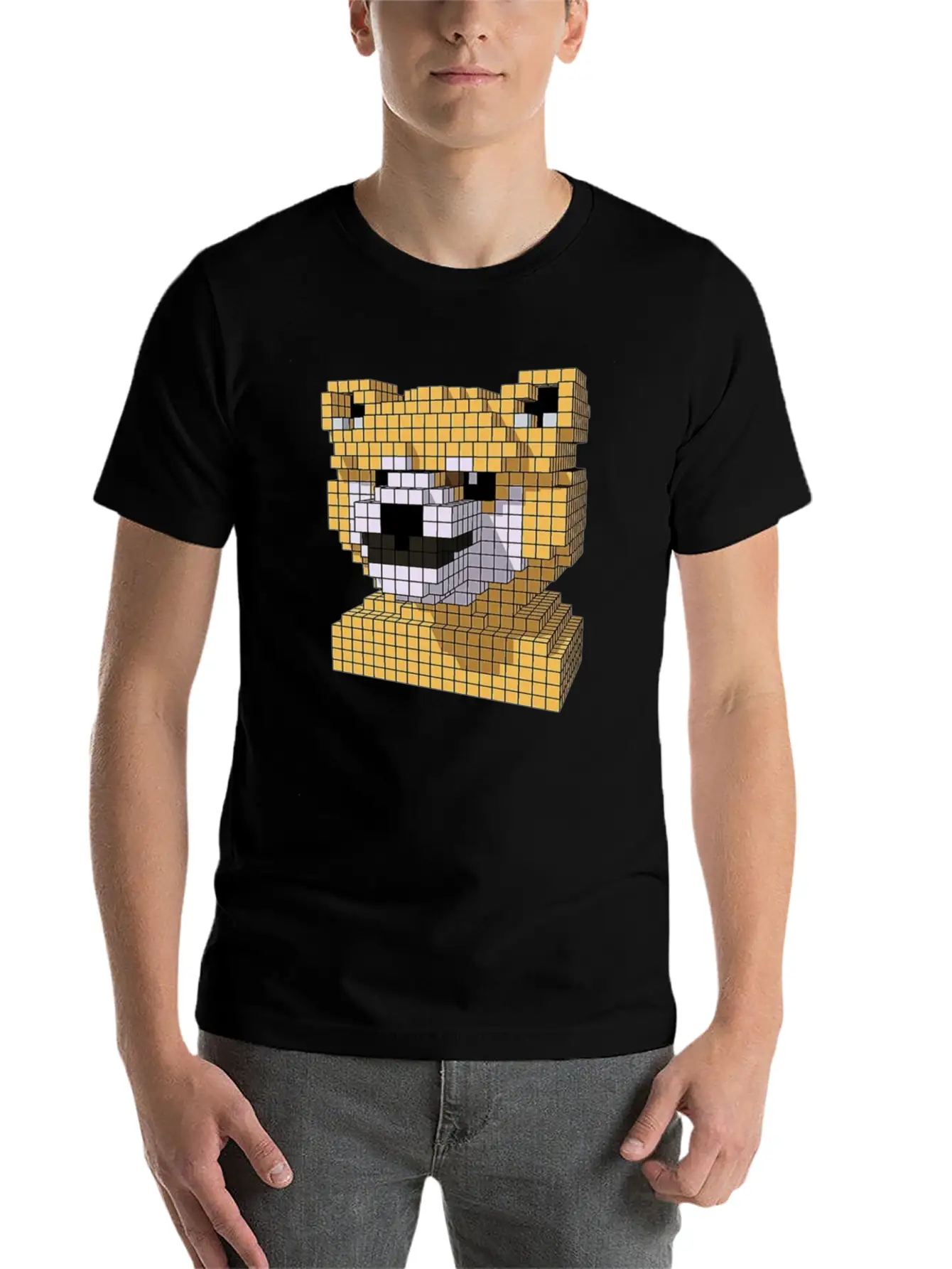 Dog Smiling Unisex Casual T-Shirt – Clean Design For Daily Comfort