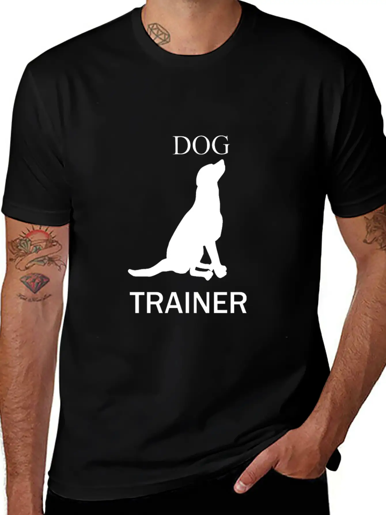 Dog Trainer Timeless Short Sleeve Tee – Comfy And Minimalist Design