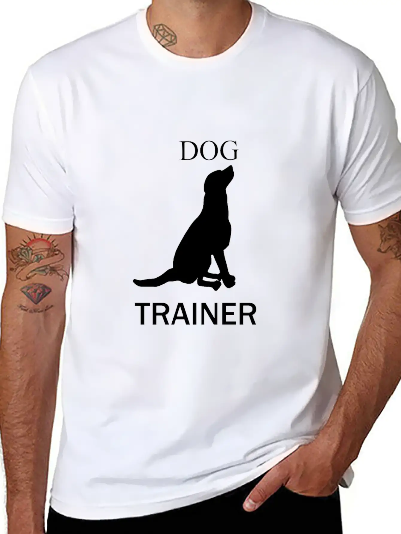 Dog Trainer Timeless Short Sleeve Tee – Comfy And Minimalist Design