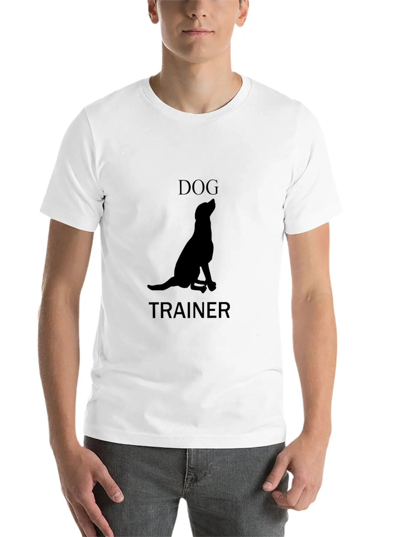 Dog Trainer Timeless Short Sleeve Tee – Comfy And Minimalist Design