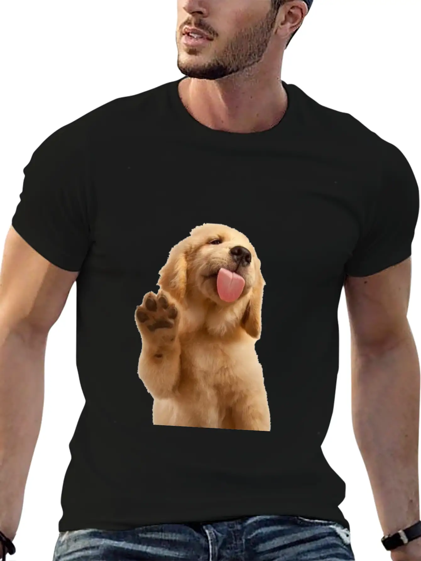 Dog Unisex Short Sleeve Soft Cotton T-Shirt – Casual Everyday Wear