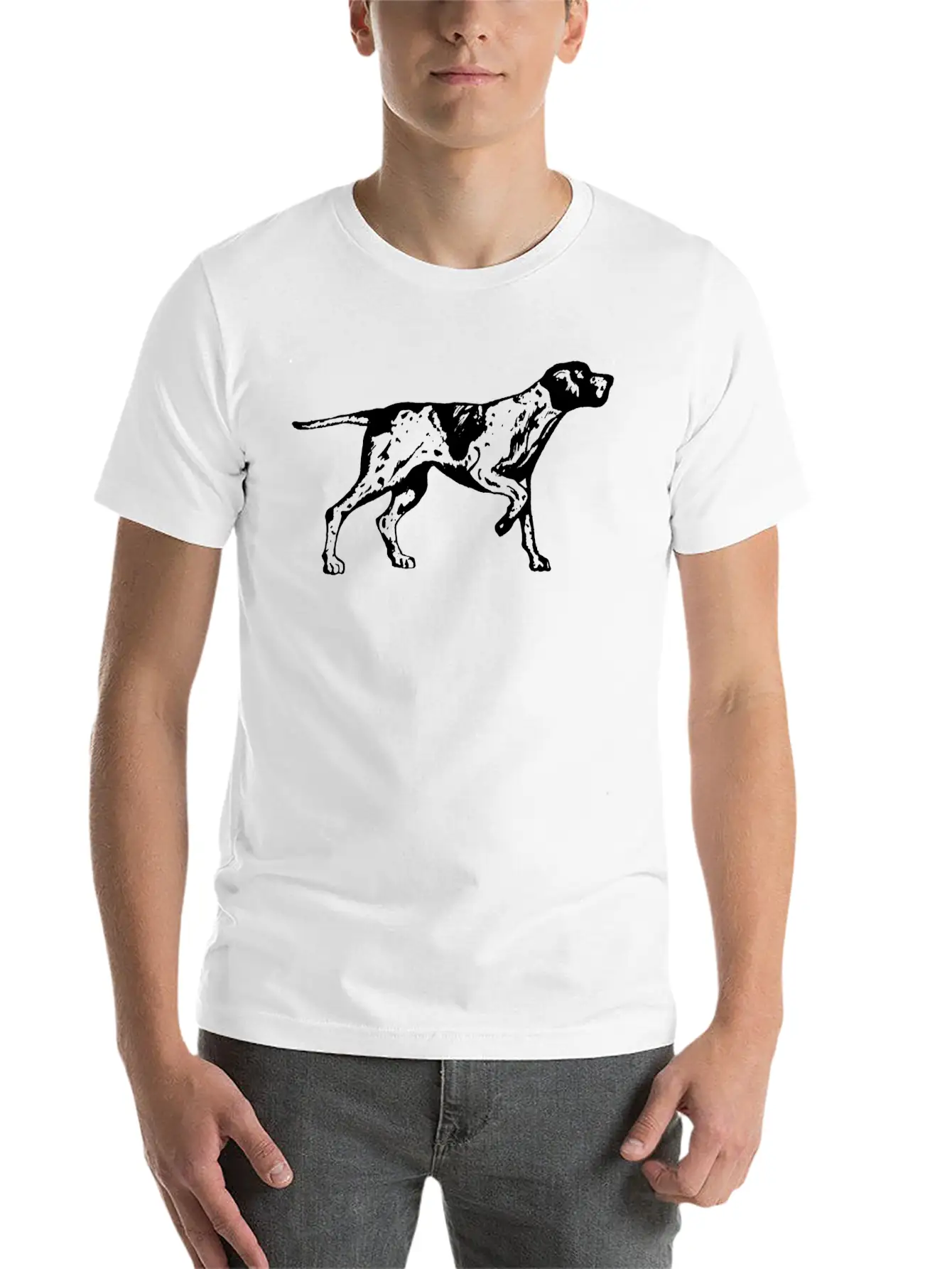 Dog272 Comfortable Minimalist Graphic Tee – Summer Style Essential