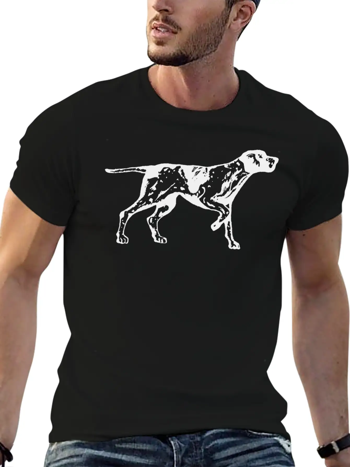 Dog272 Comfortable Minimalist Graphic Tee – Summer Style Essential