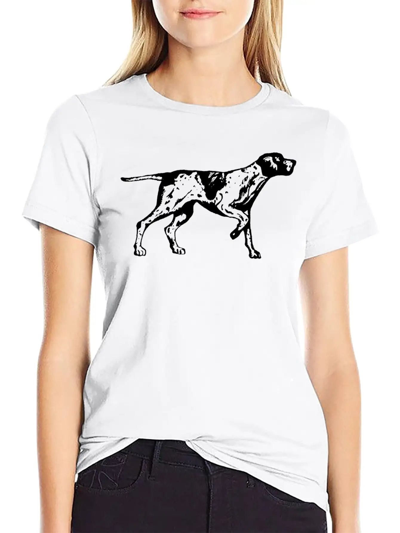Dog272 Comfortable Minimalist Graphic Tee – Summer Style Essential