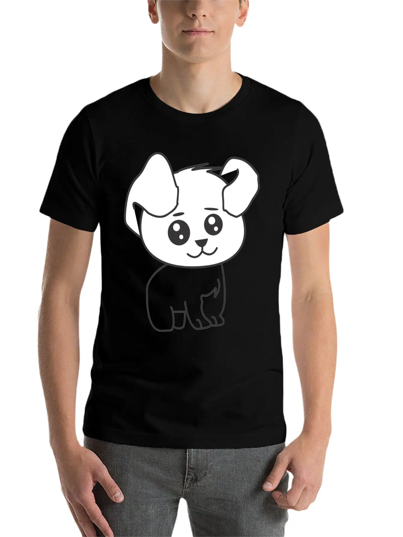 Dog329 Unisex Short Sleeve Soft Cotton T-Shirt – Casual Everyday Wear