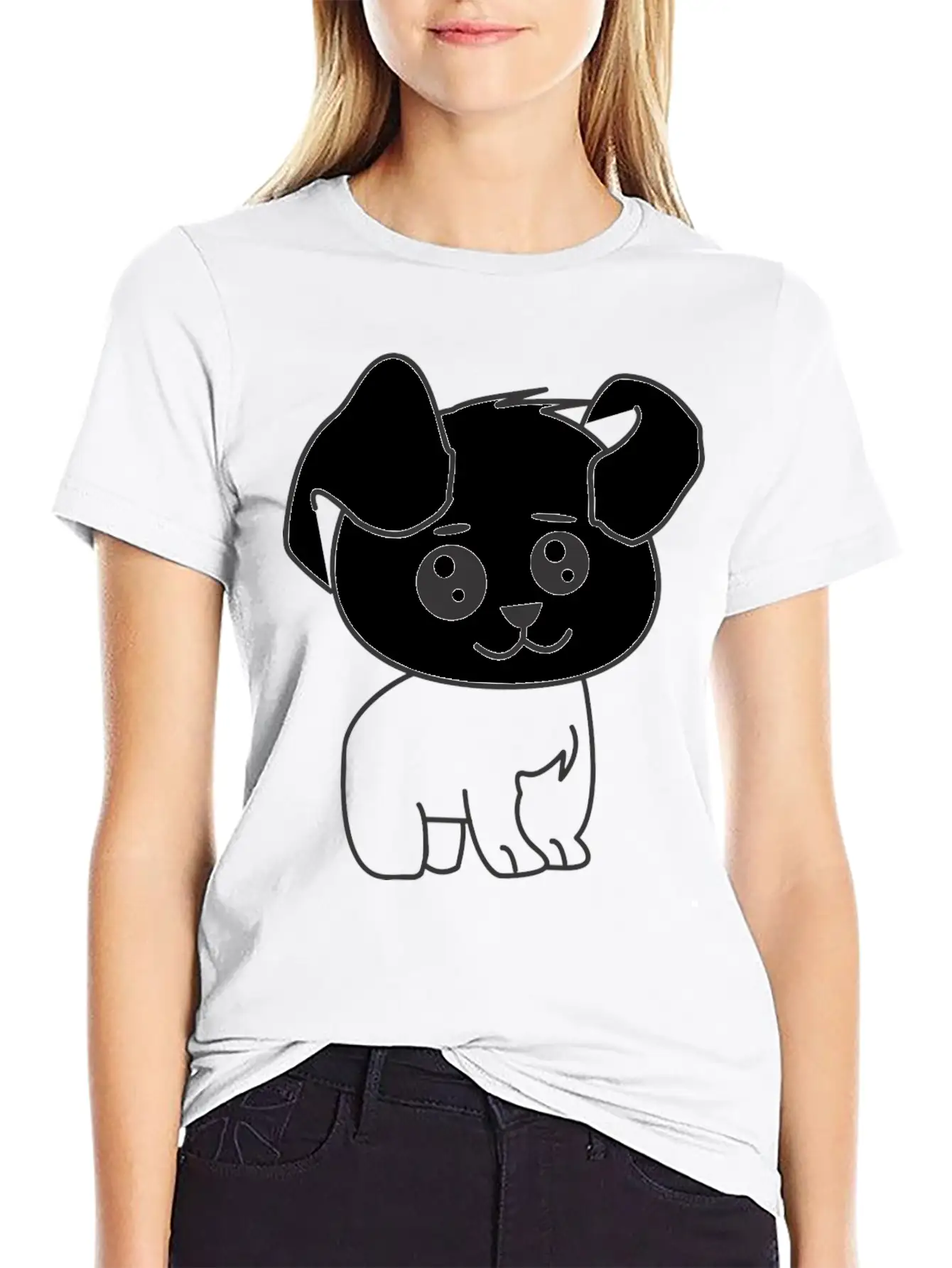Dog329 Unisex Short Sleeve Soft Cotton T-Shirt – Casual Everyday Wear
