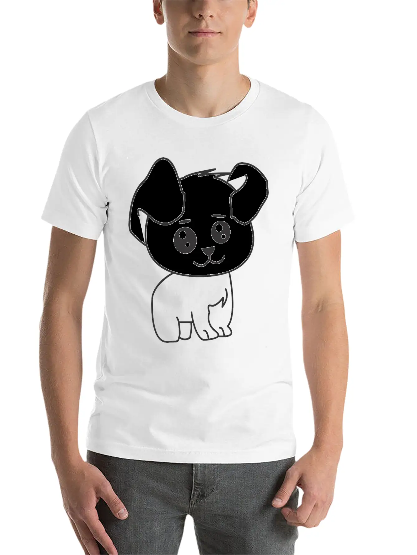 Dog329 Unisex Short Sleeve Soft Cotton T-Shirt – Casual Everyday Wear