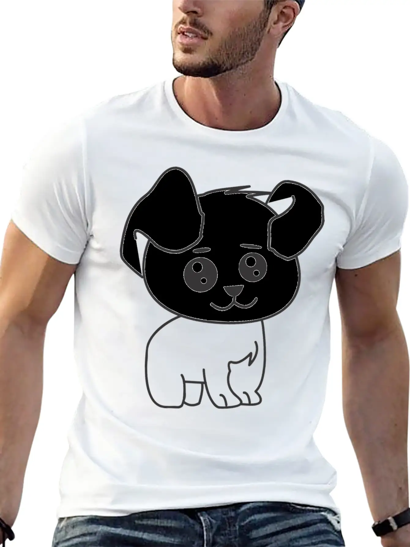 Dog329 Unisex Short Sleeve Soft Cotton T-Shirt – Casual Everyday Wear