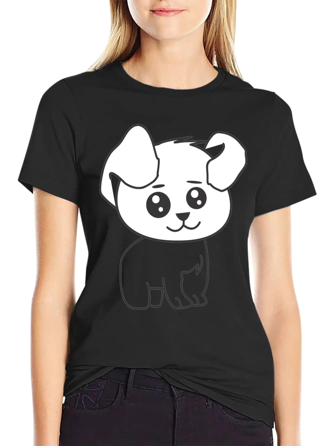 Dog329 Unisex Short Sleeve Soft Cotton T-Shirt – Casual Everyday Wear