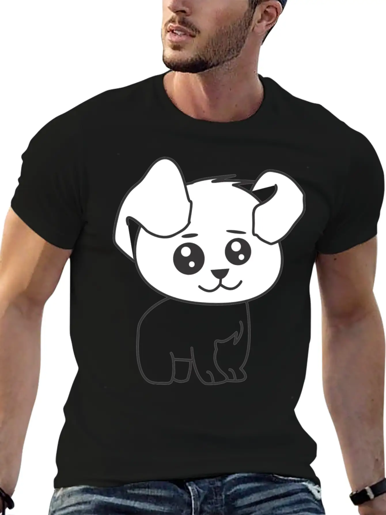 Dog329 Unisex Short Sleeve Soft Cotton T-Shirt – Casual Everyday Wear