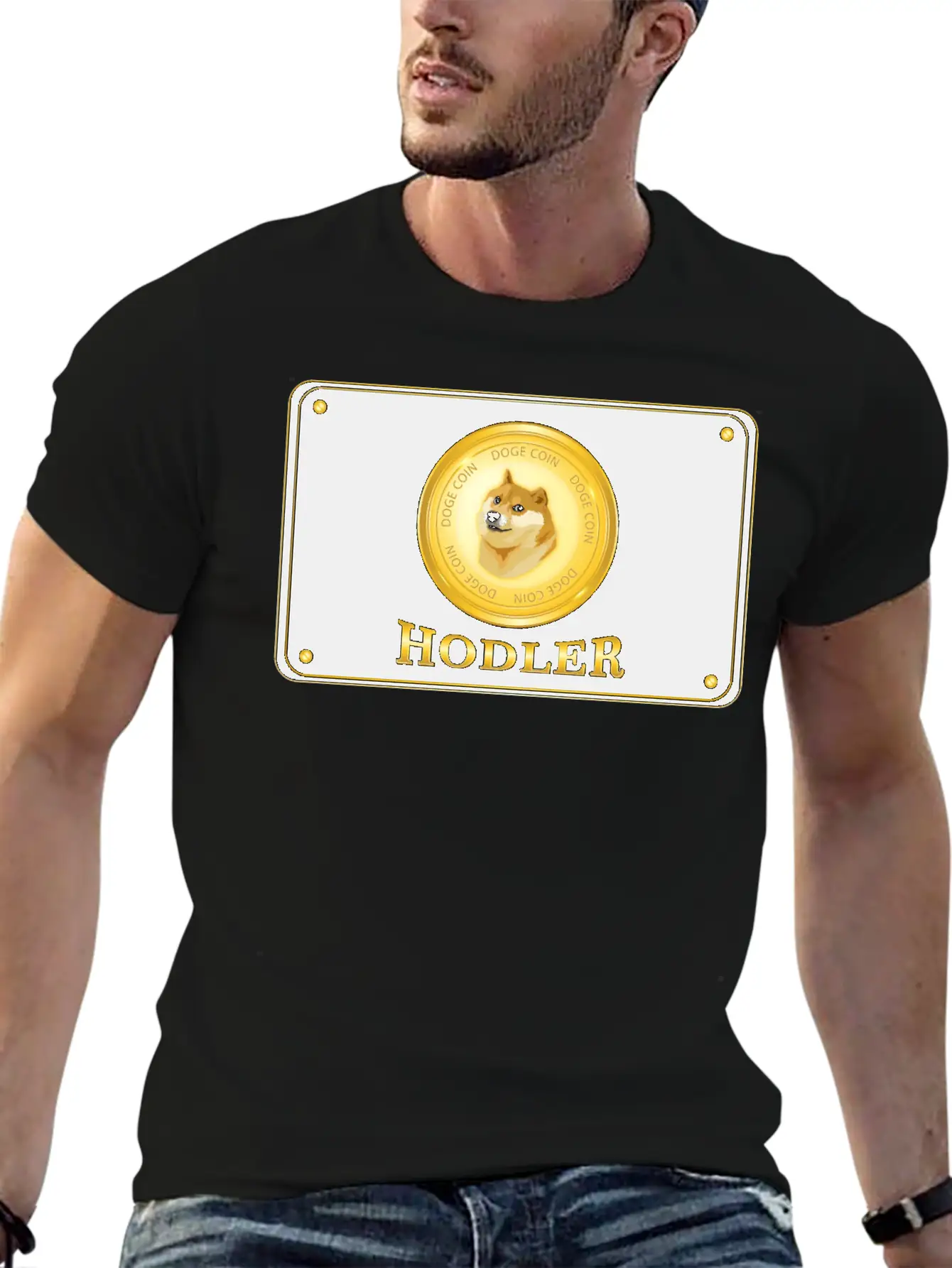 Doge Coin Crypto Currency Hodler Basic Graphic T-Shirt – Daily Comfort In Soft Cotton