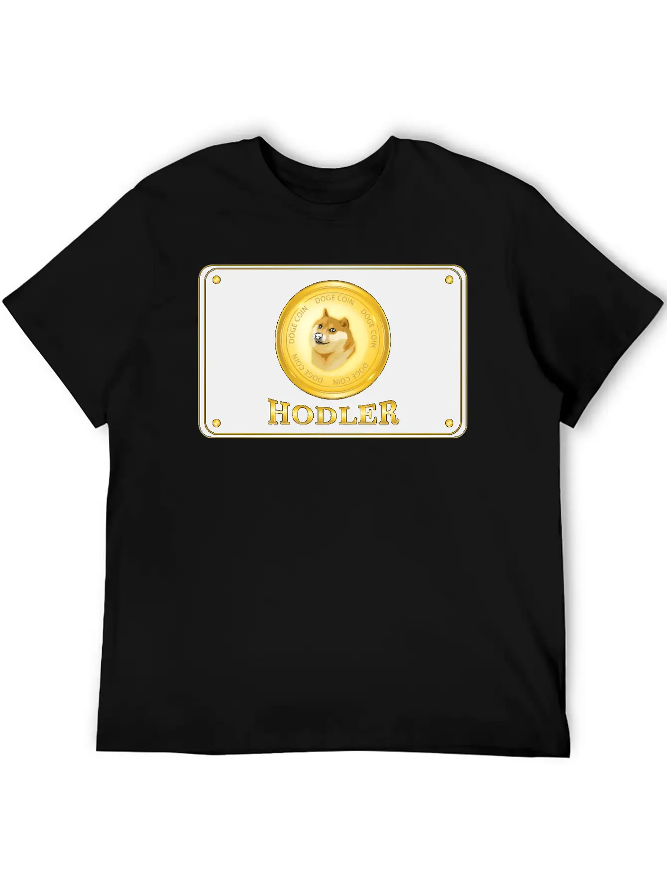 Doge Coin Crypto Currency Hodler Basic Graphic T-Shirt – Daily Comfort In Soft Cotton