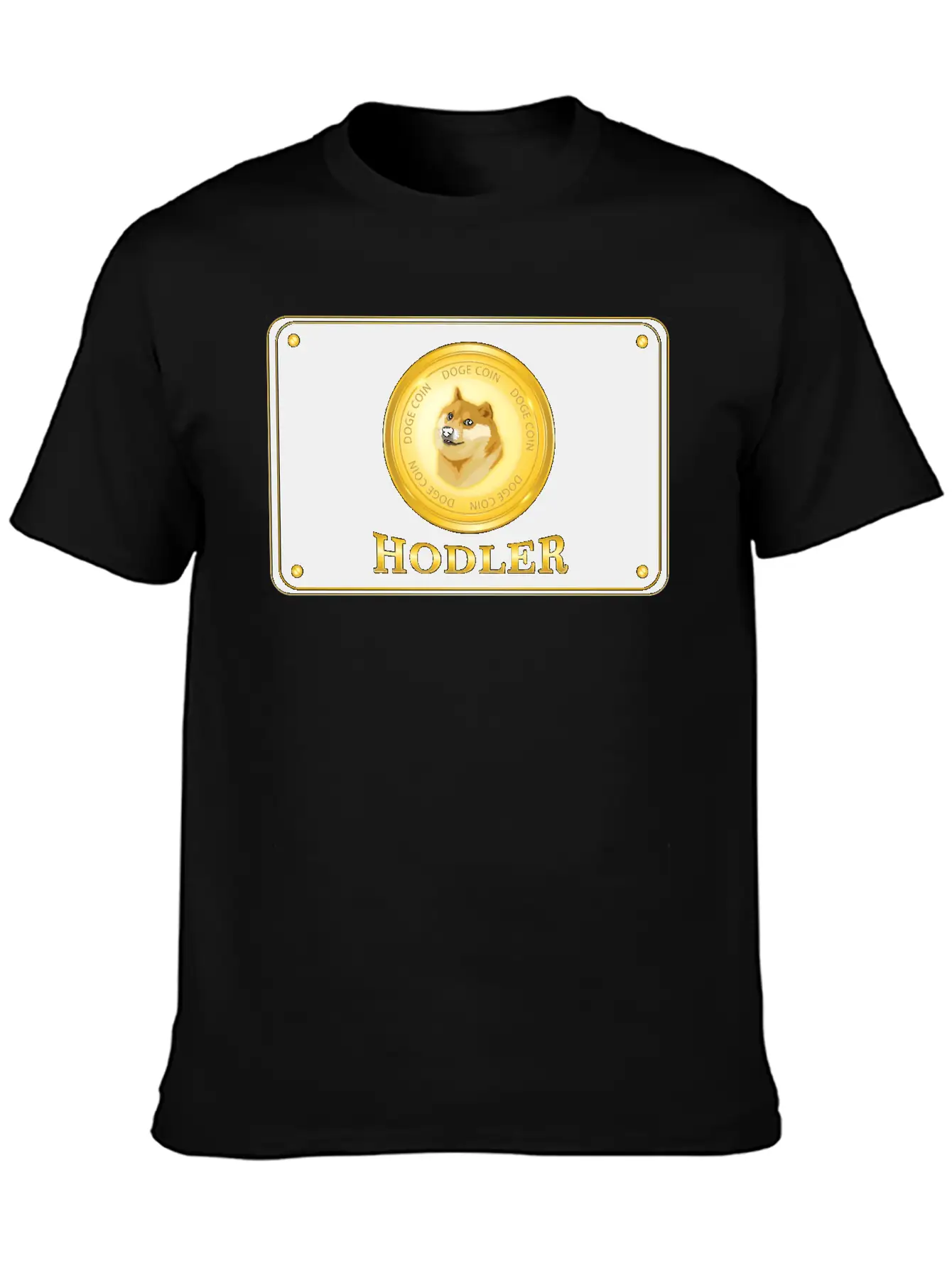 Doge Coin Crypto Currency Hodler Basic Graphic T-Shirt – Daily Comfort In Soft Cotton