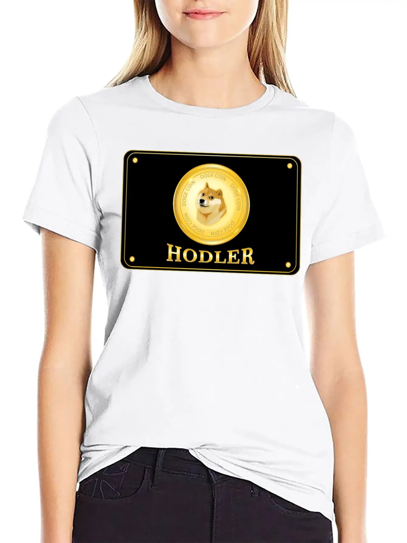 Doge Coin Crypto Currency Hodler Basic Graphic T-Shirt – Daily Comfort In Soft Cotton