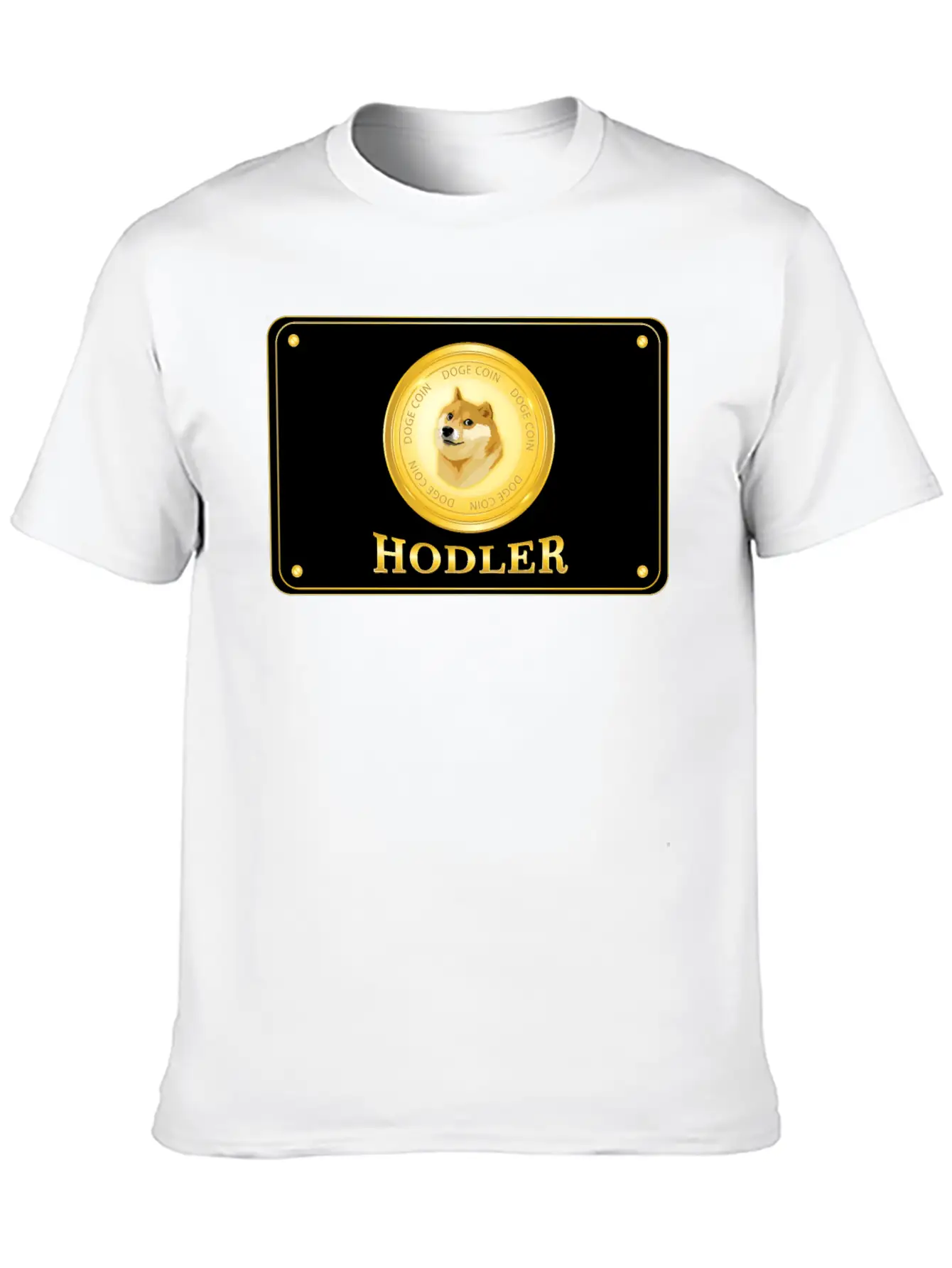 Doge Coin Crypto Currency Hodler Basic Graphic T-Shirt – Daily Comfort In Soft Cotton