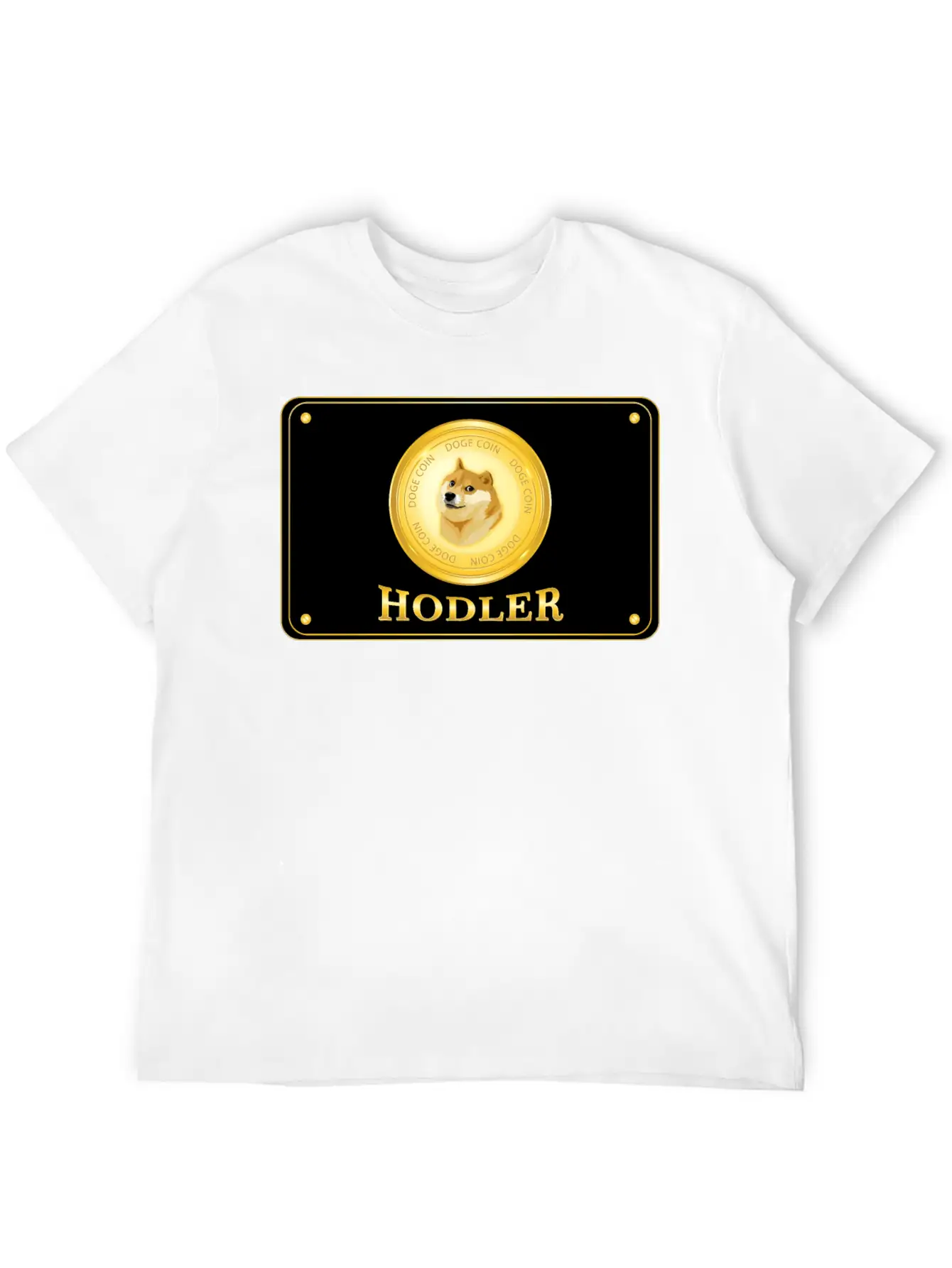 Doge Coin Crypto Currency Hodler Basic Graphic T-Shirt – Daily Comfort In Soft Cotton