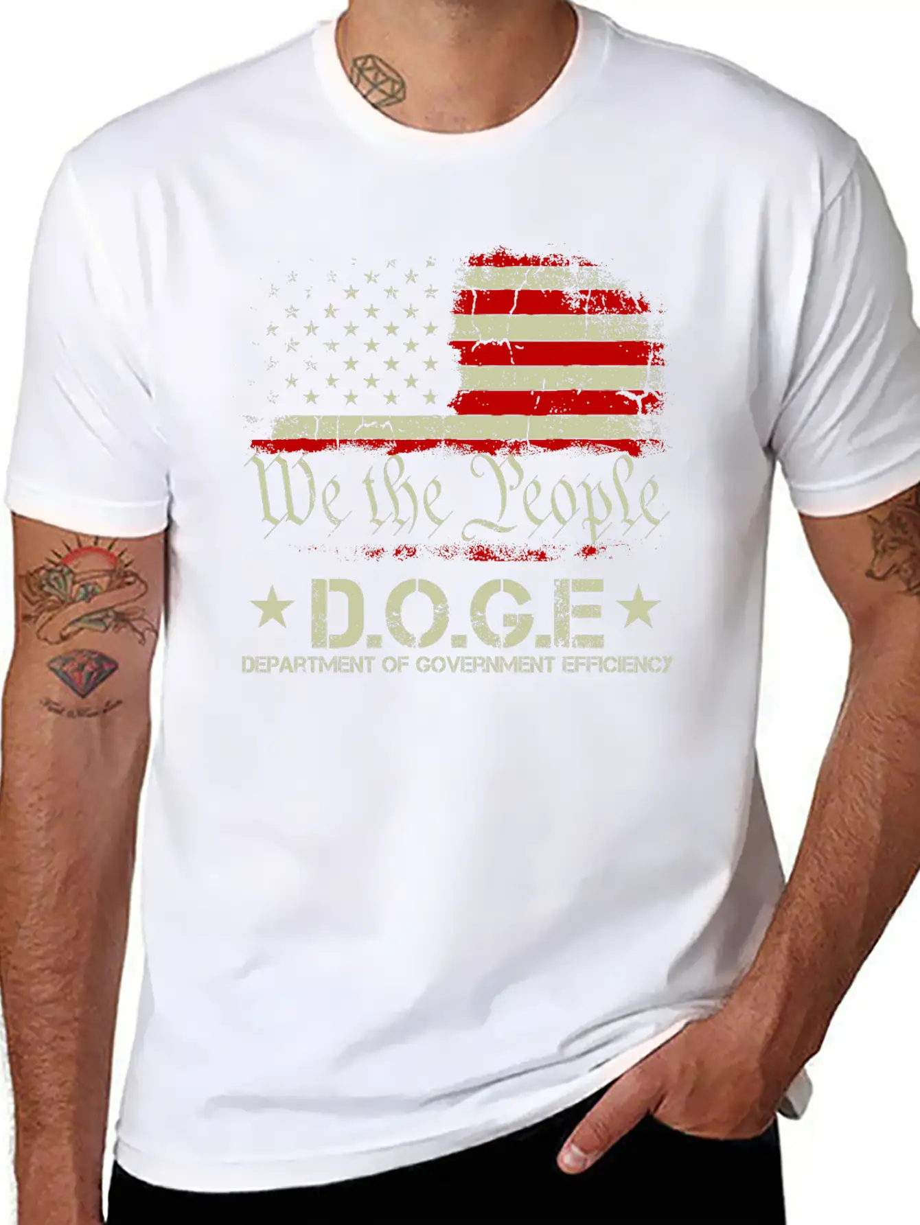 D.O.G.E. DOGE Department Of Government Efficiency Stylish Everyday T-Shirt – Unisex Basic Cotton Tee