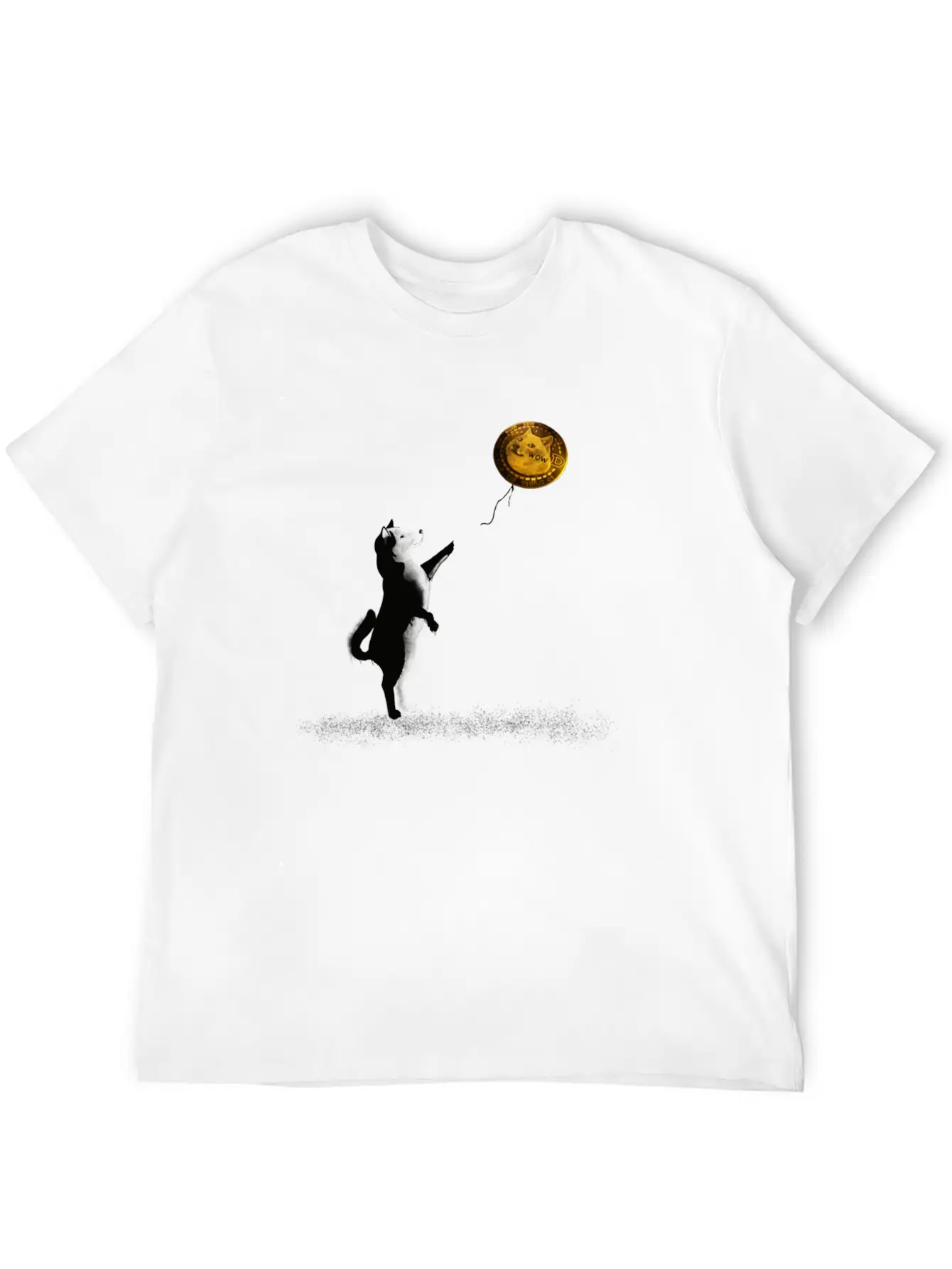 Doge Street Art Stylish Everyday T-Shirt – Unisex Basic Cotton Tee
