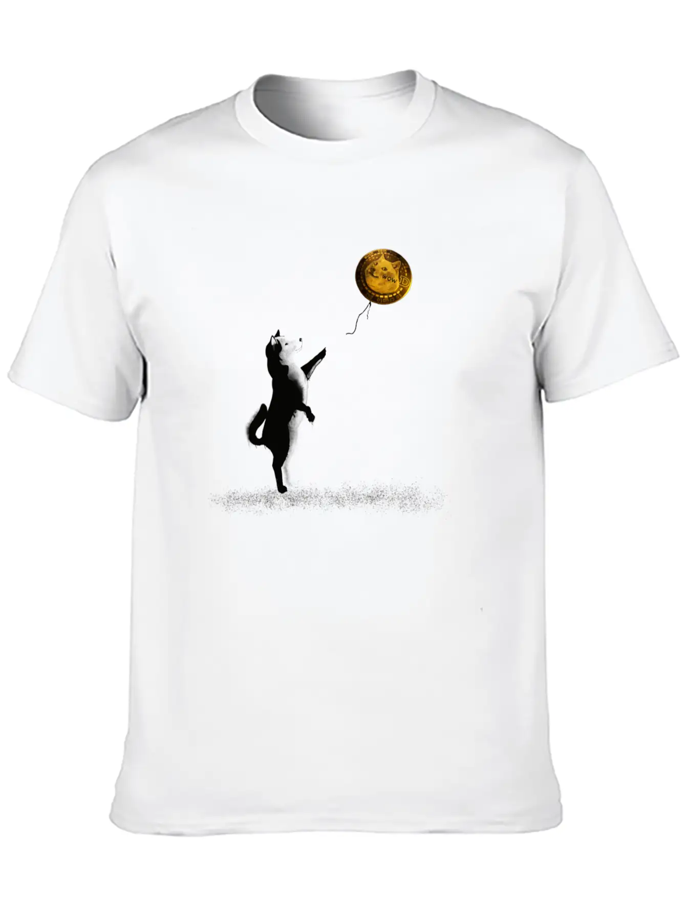 Doge Street Art Stylish Everyday T-Shirt – Unisex Basic Cotton Tee
