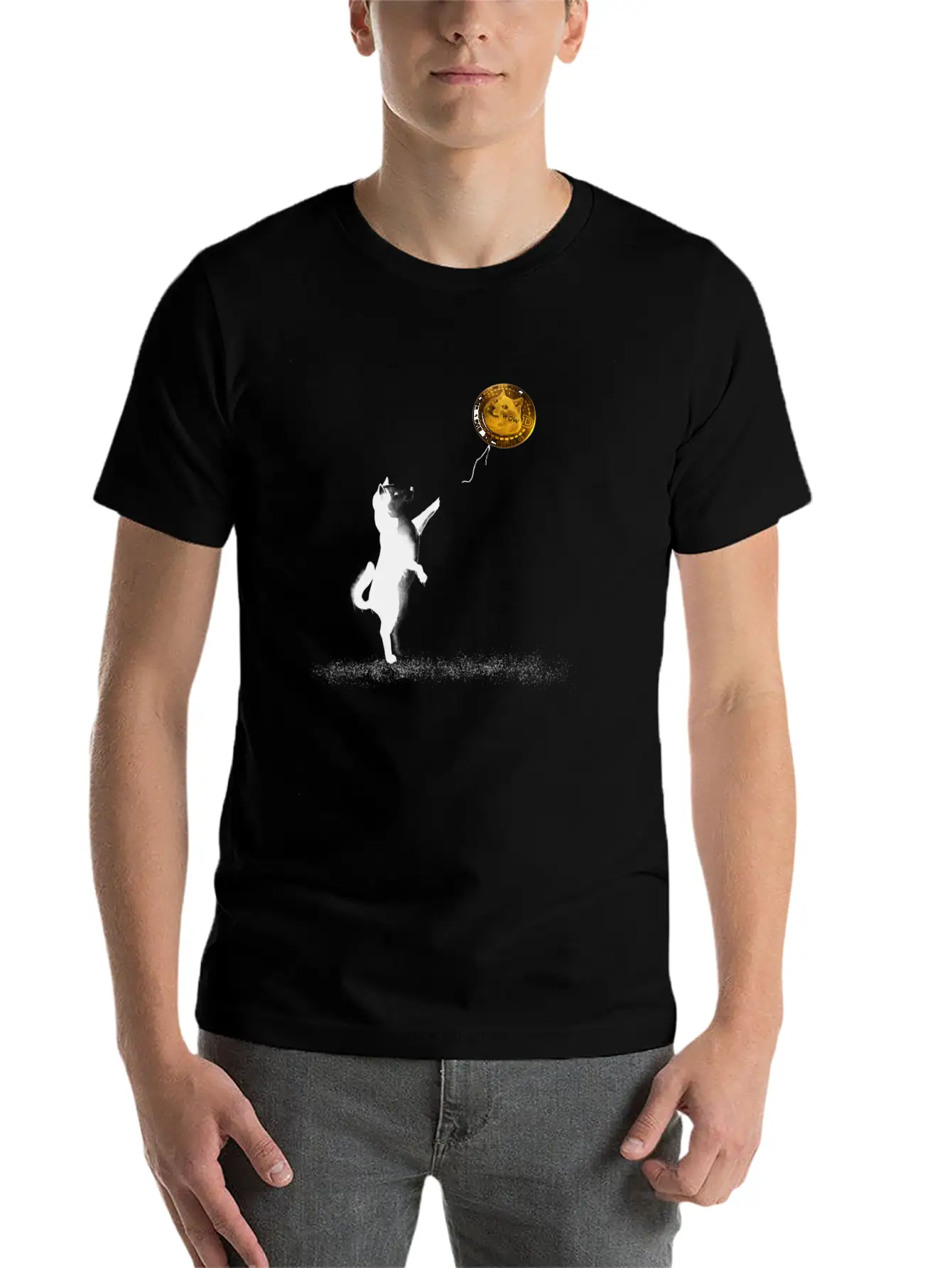 Doge Street Art Stylish Everyday T-Shirt – Unisex Basic Cotton Tee
