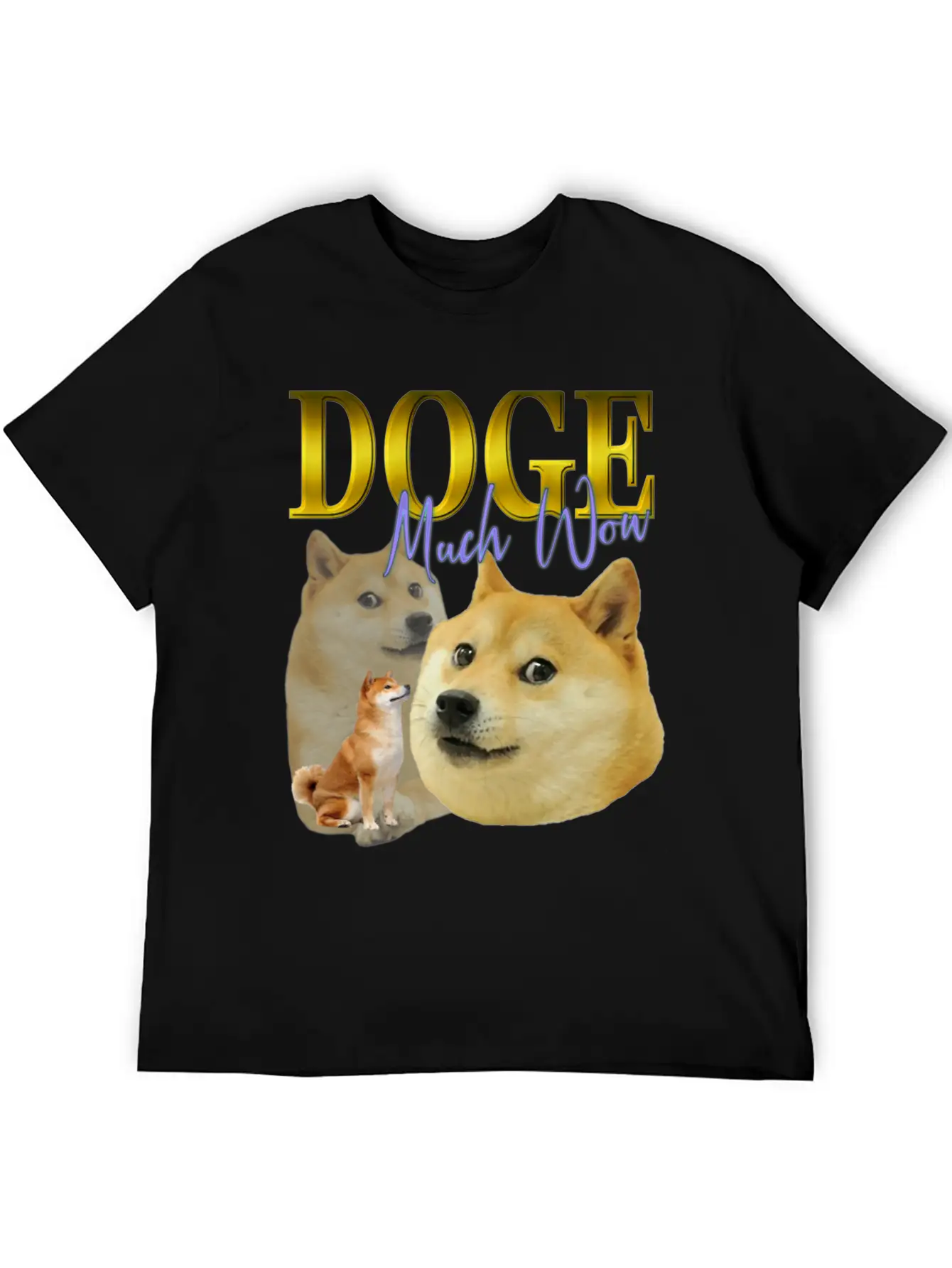 DOGE TRIBUTE 90S RETRO Unisex Short Sleeve Soft Cotton T-Shirt – Casual Everyday Wear