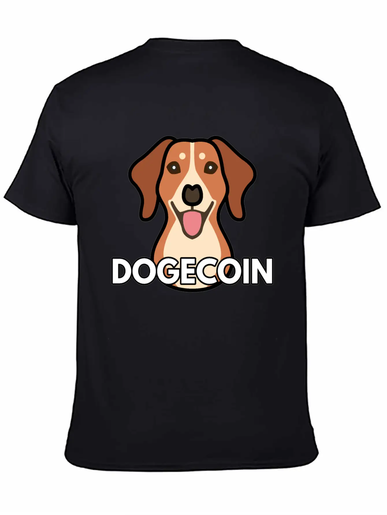 Dogecoin Comfortable Minimalist Graphic Tee – Summer Style Essential