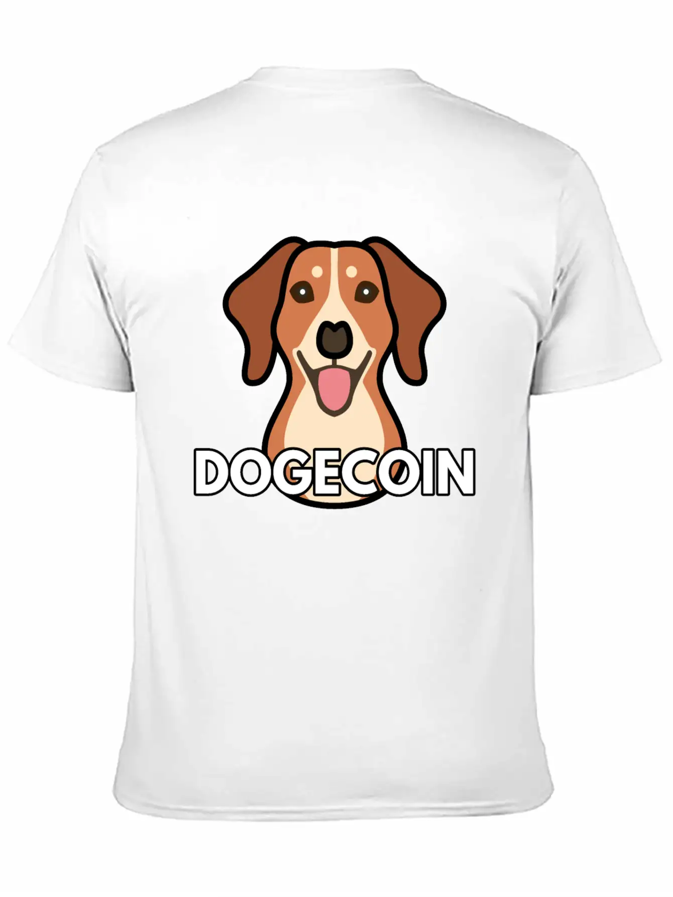 Dogecoin Comfortable Minimalist Graphic Tee – Summer Style Essential