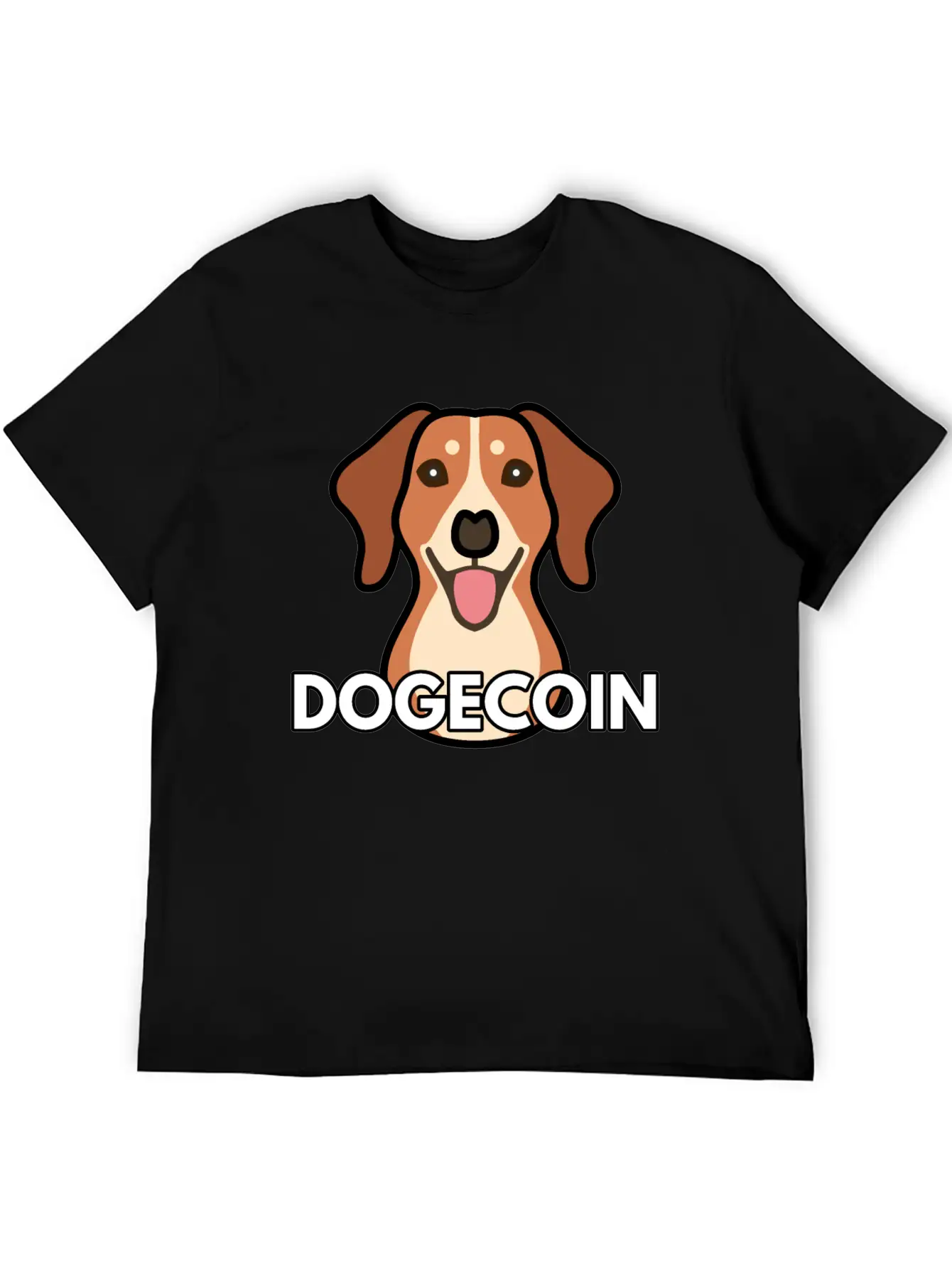 Dogecoin Comfortable Minimalist Graphic Tee – Summer Style Essential