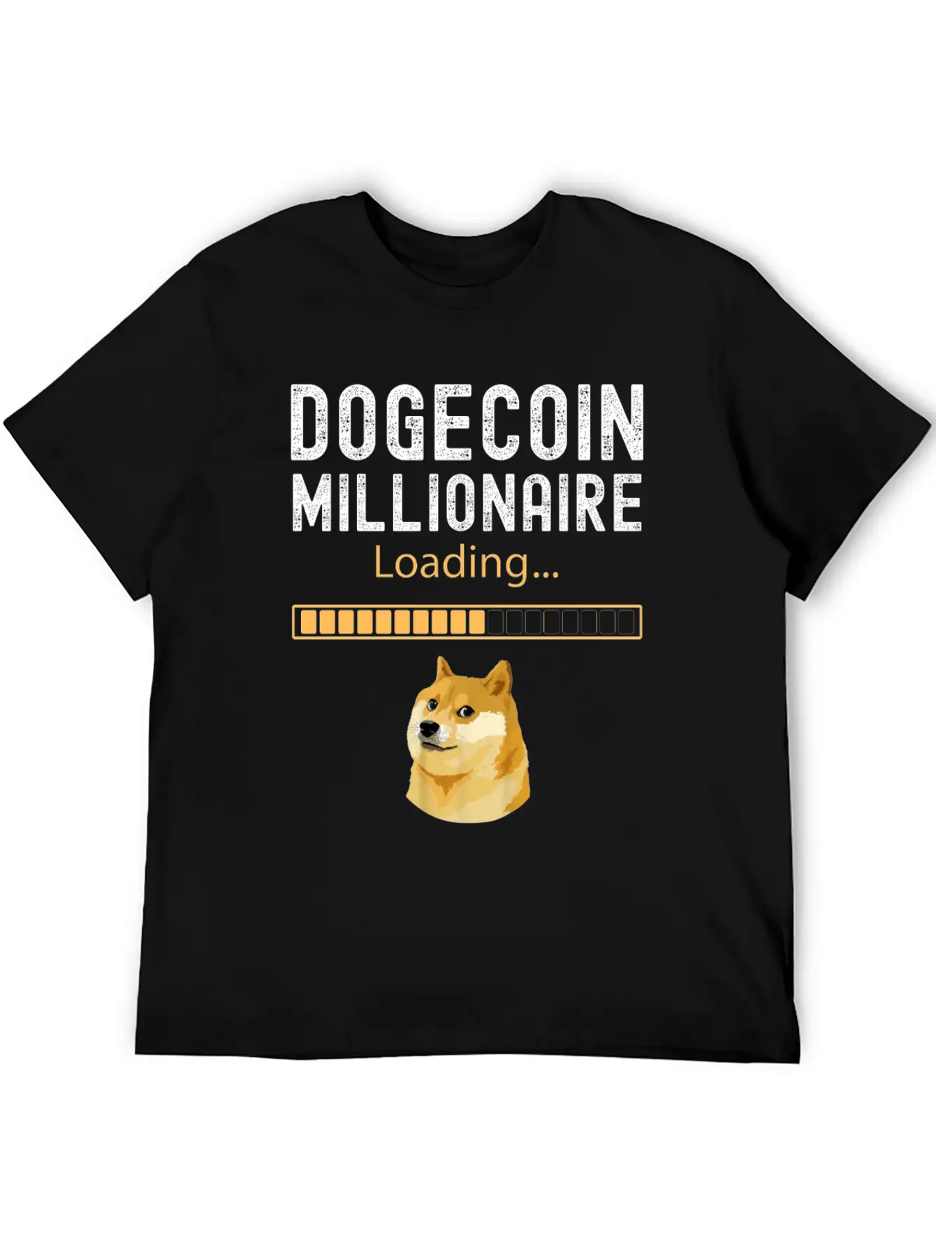 Dogecoin Millionaire Loading Funny Investor BTC Ho Comfortable Minimalist Graphic Tee – Summer Style Essential