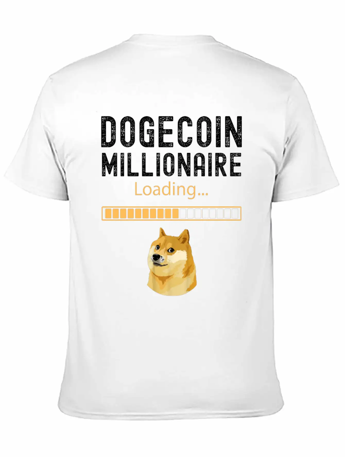 Dogecoin Millionaire Loading Funny Investor BTC Ho Comfortable Minimalist Graphic Tee – Summer Style Essential