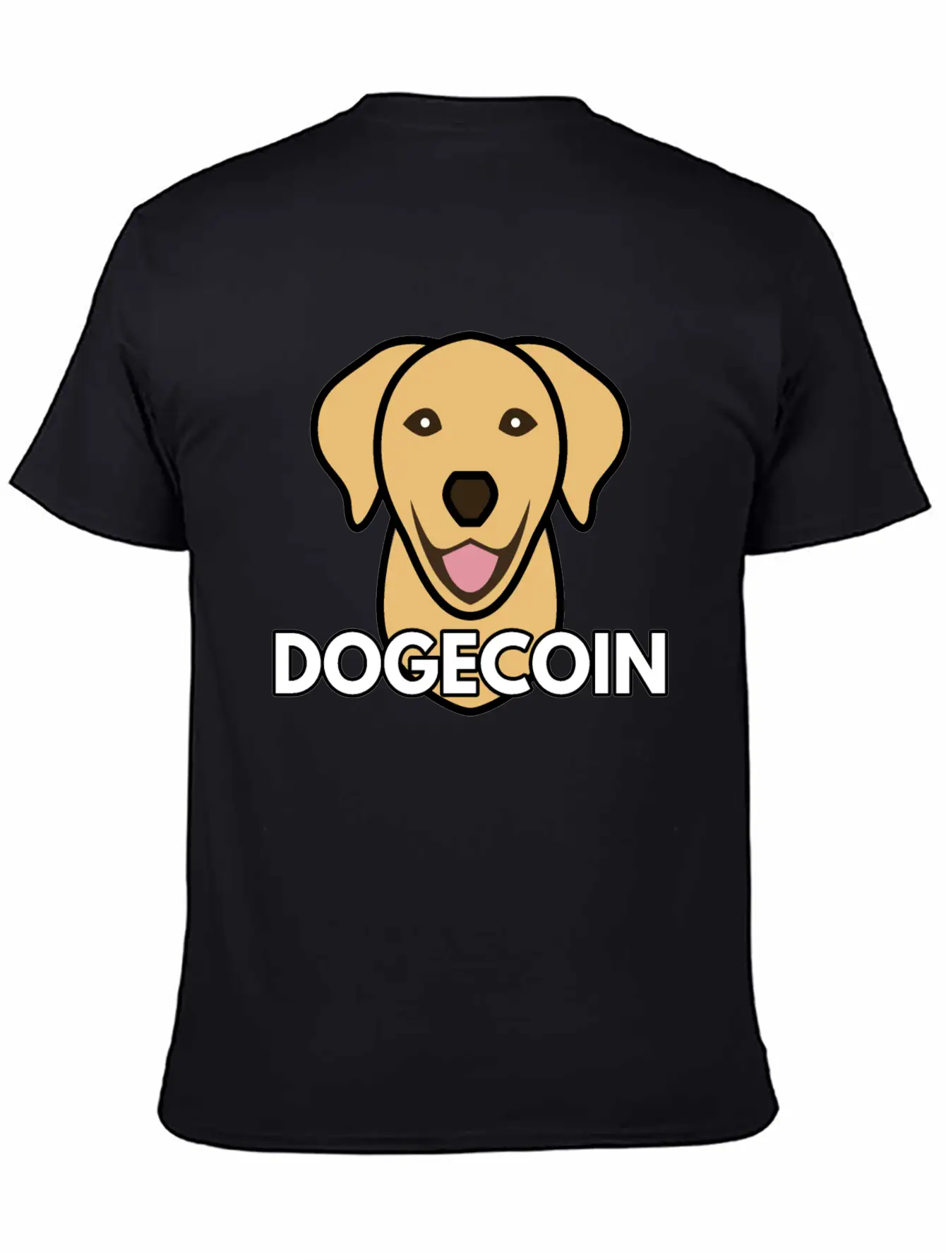 Dogecoin Stylish Everyday T-Shirt – Unisex Basic Cotton Tee