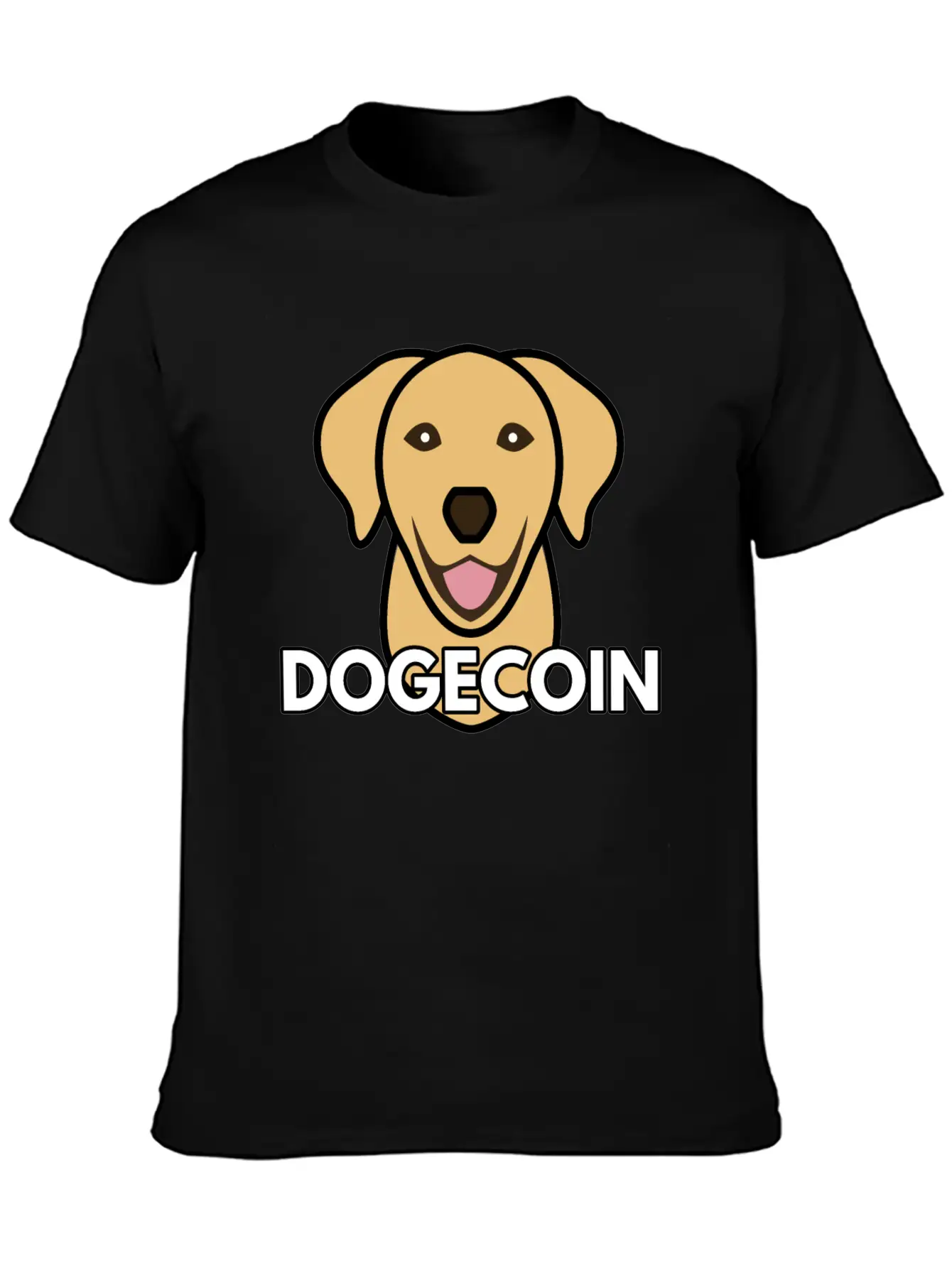 Dogecoin Stylish Everyday T-Shirt – Unisex Basic Cotton Tee