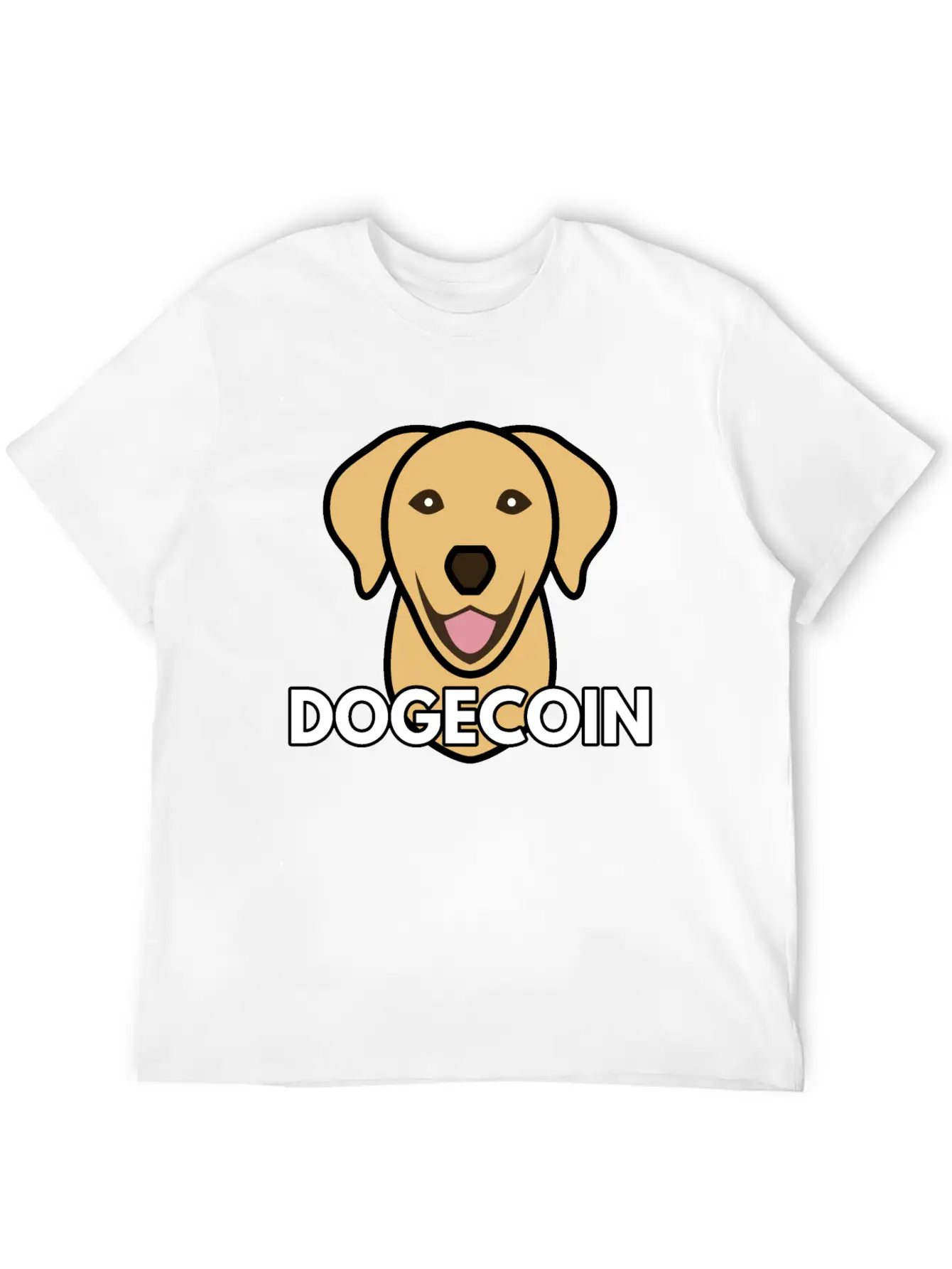 Dogecoin Stylish Everyday T-Shirt – Unisex Basic Cotton Tee