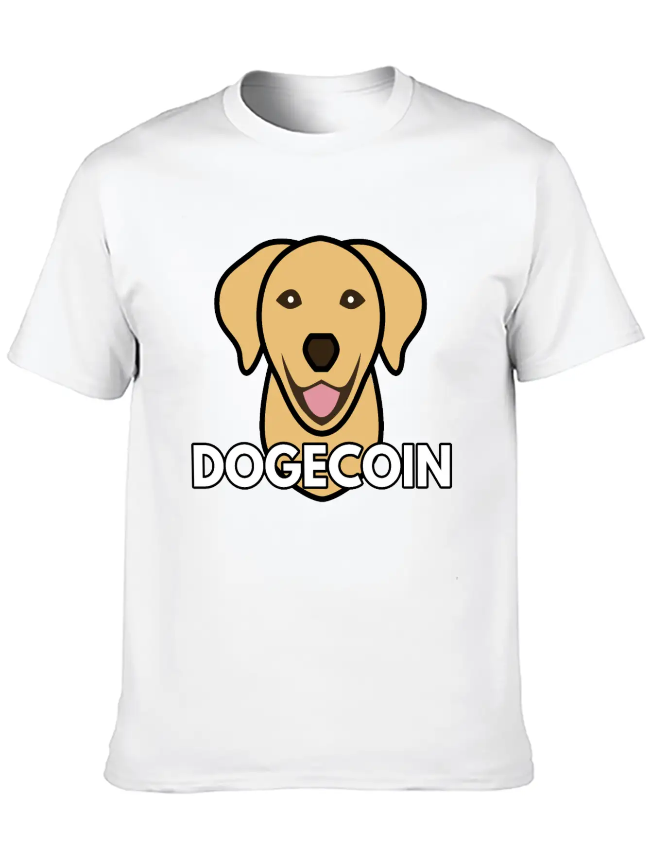 Dogecoin Stylish Everyday T-Shirt – Unisex Basic Cotton Tee