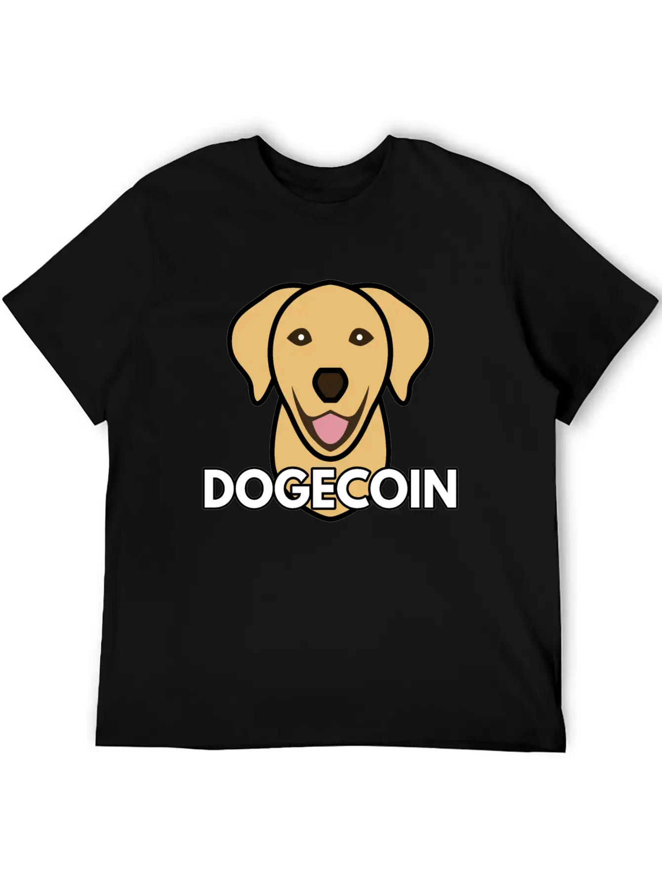 Dogecoin Stylish Everyday T-Shirt – Unisex Basic Cotton Tee
