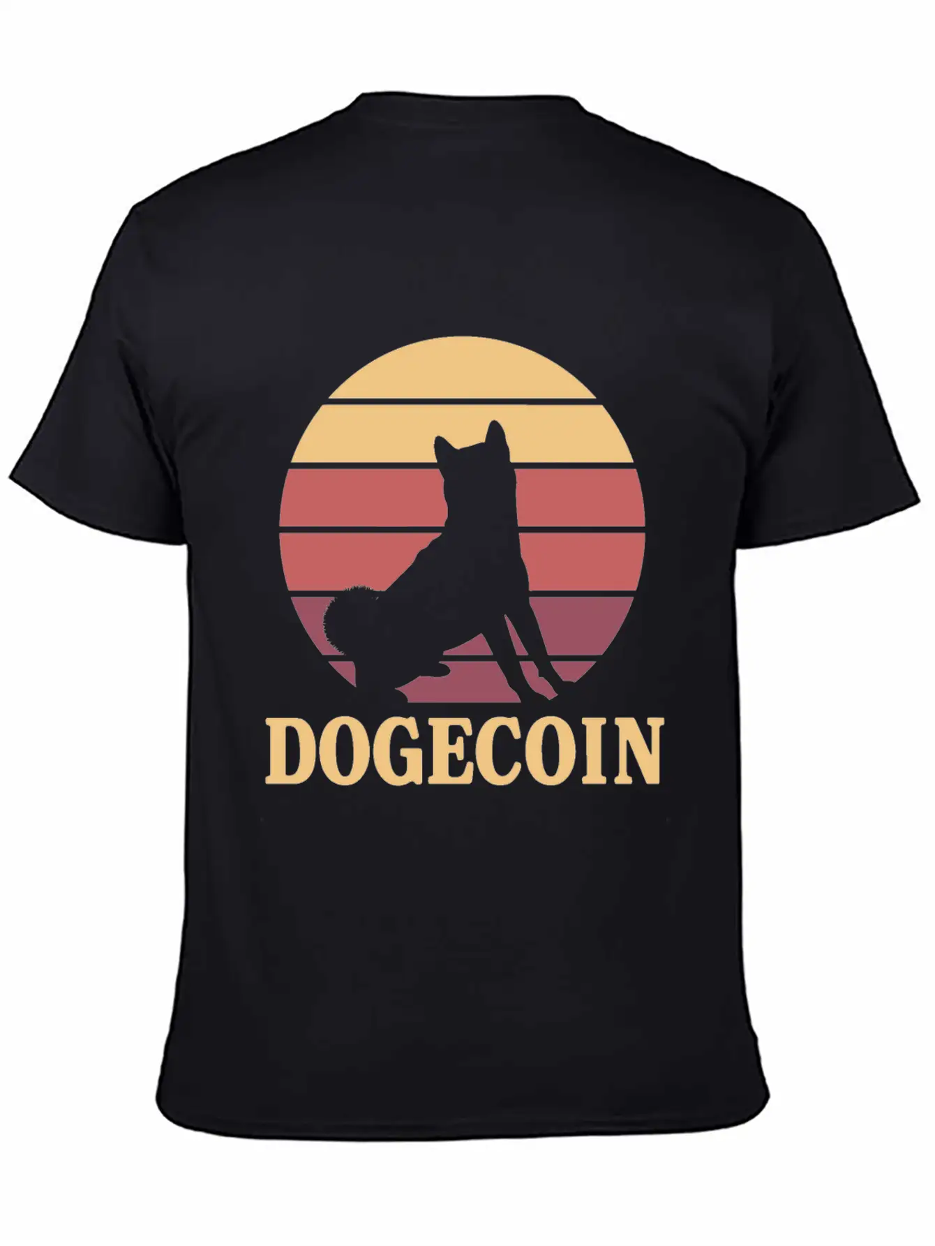 Dogecoin To The Moon! Comfortable Minimalist Graphic Tee – Summer Style Essential
