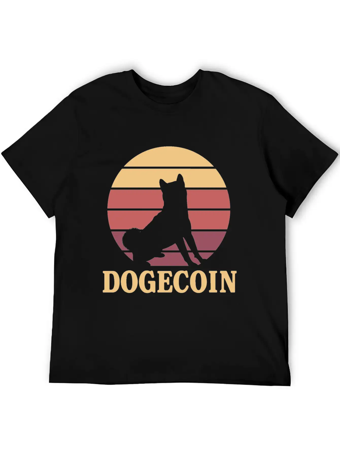 Dogecoin To The Moon! Comfortable Minimalist Graphic Tee – Summer Style Essential