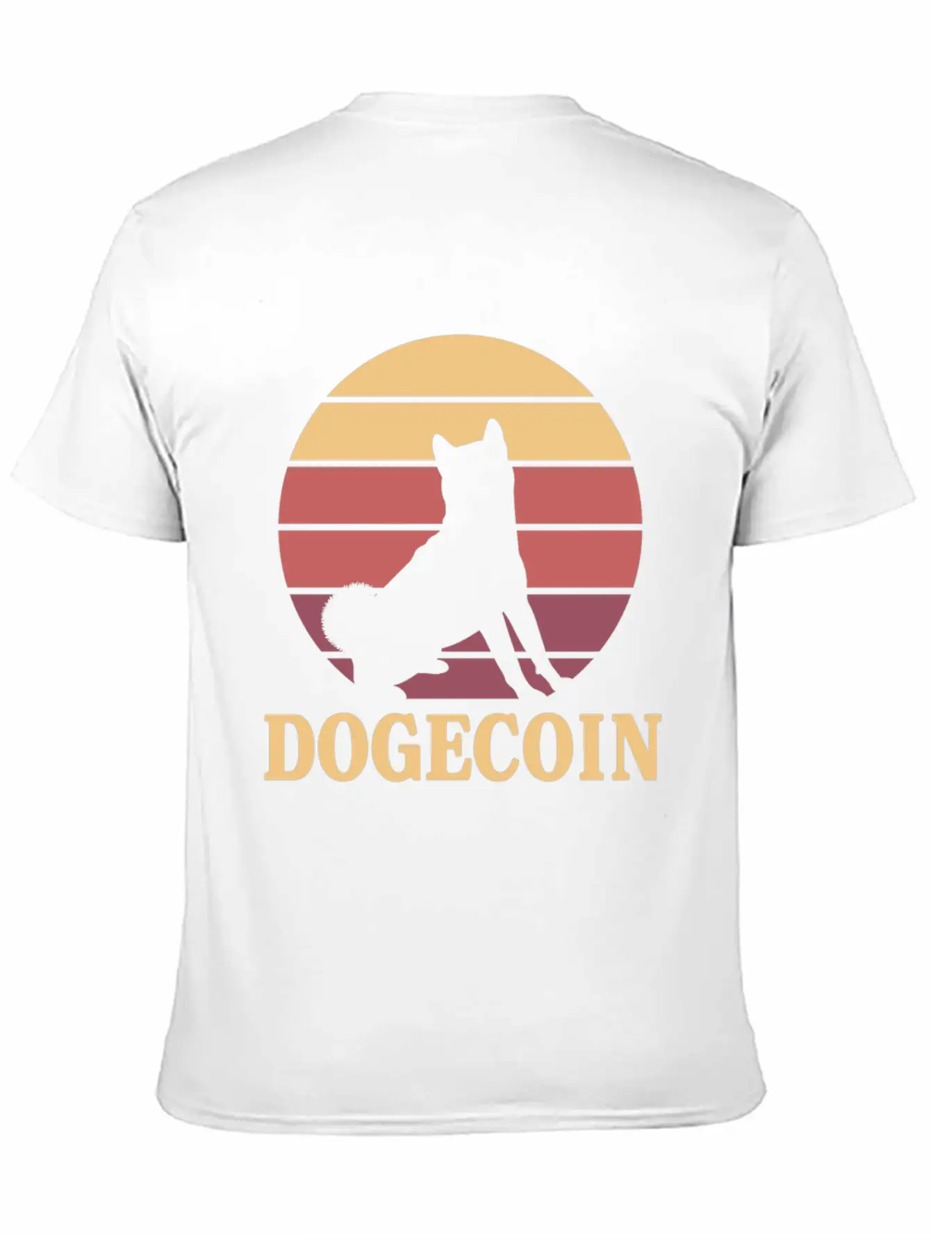 Dogecoin To The Moon! Comfortable Minimalist Graphic Tee – Summer Style Essential