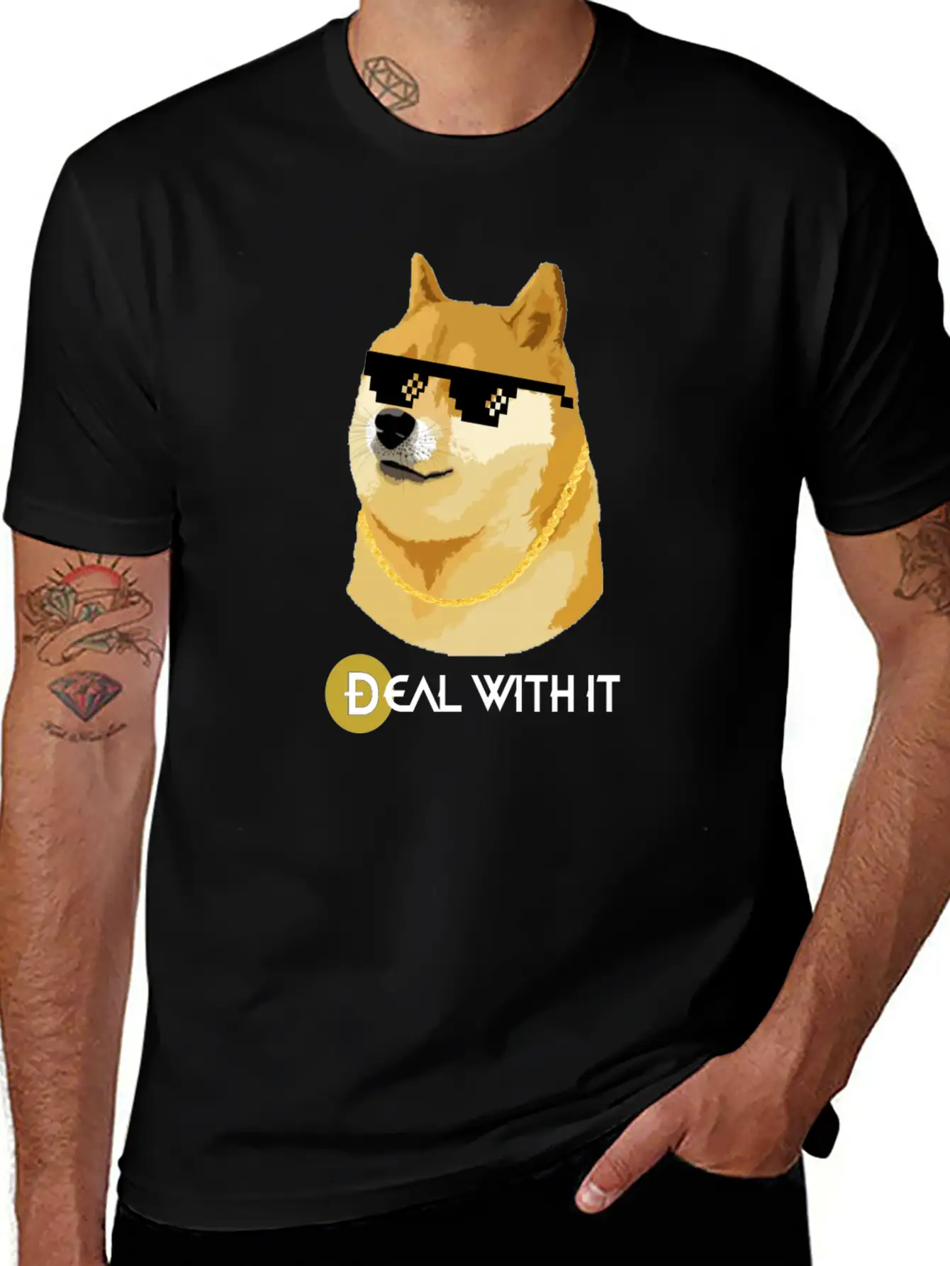 DogeCoin Unisex Casual T-Shirt – Clean Design For Daily Comfort