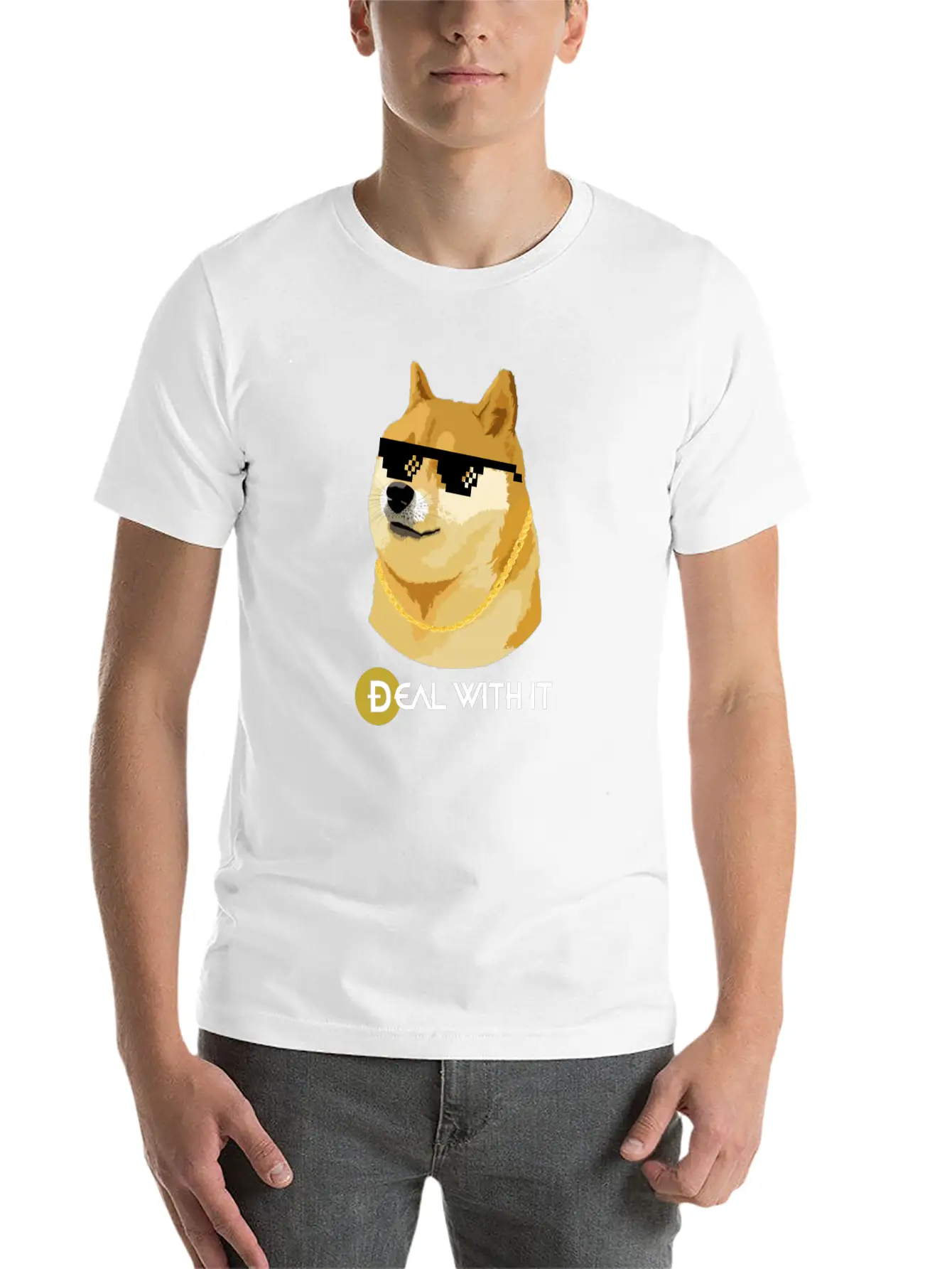 DogeCoin Unisex Casual T-Shirt – Clean Design For Daily Comfort