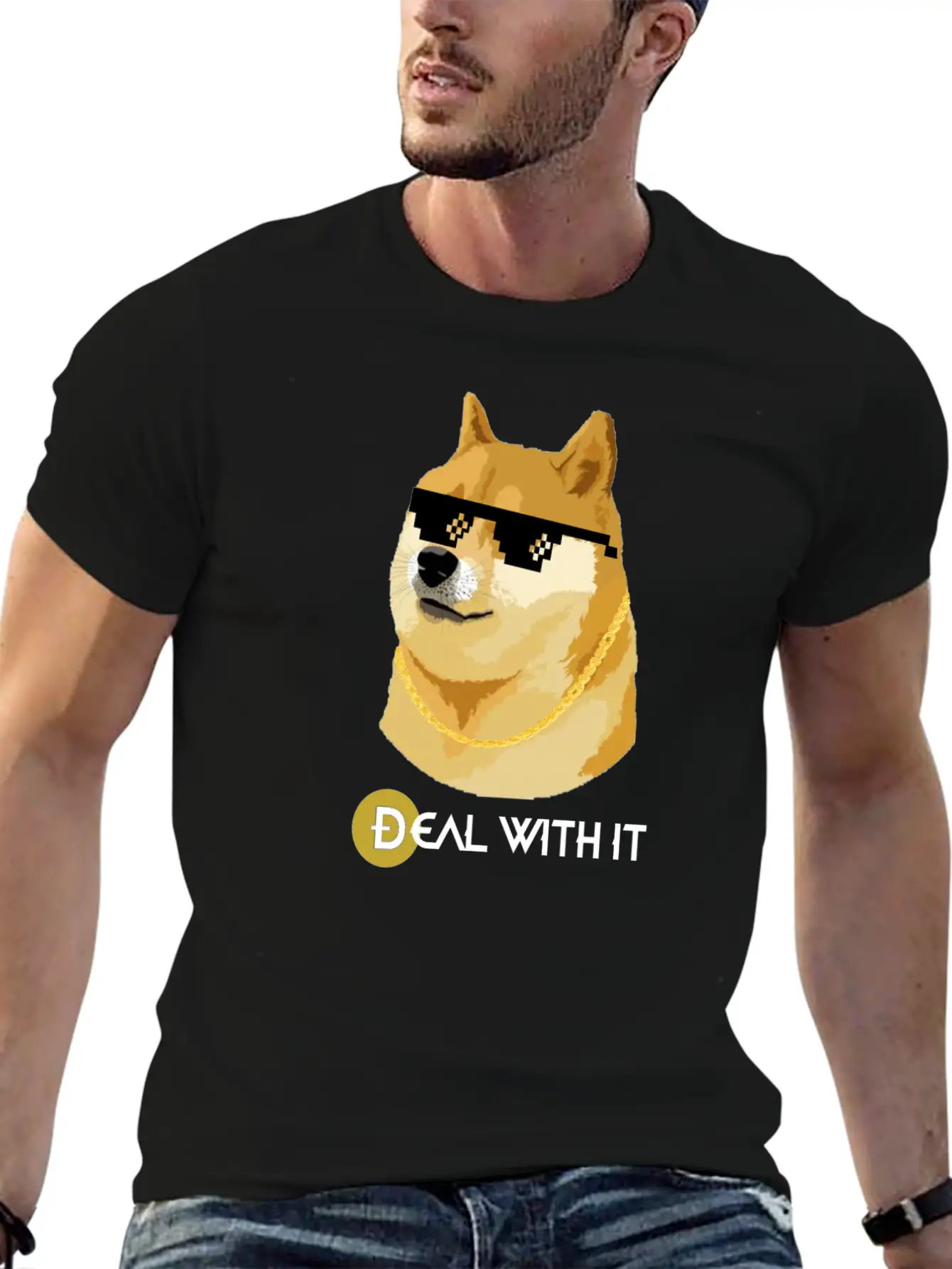 DogeCoin Unisex Casual T-Shirt – Clean Design For Daily Comfort
