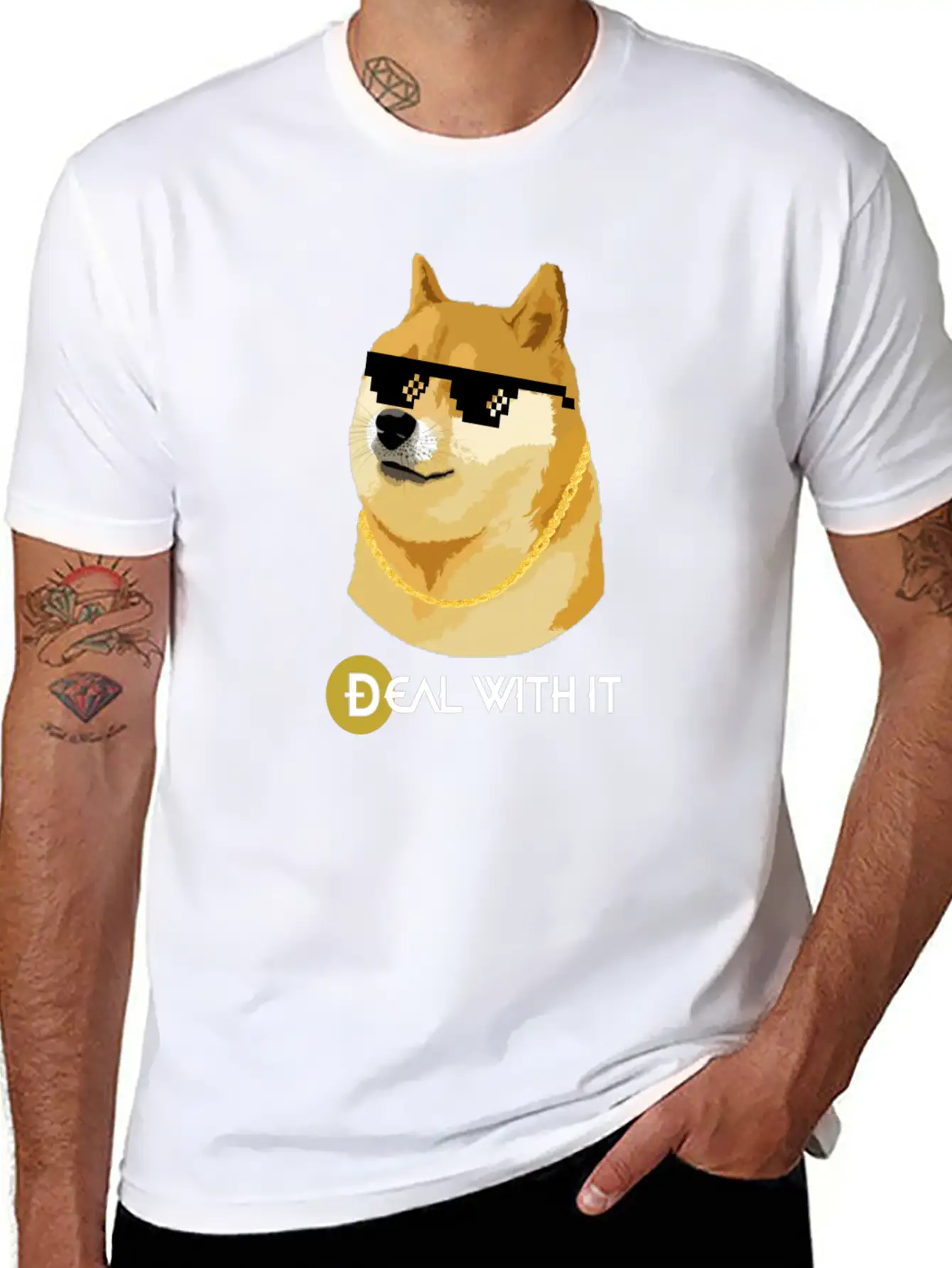 DogeCoin Unisex Casual T-Shirt – Clean Design For Daily Comfort