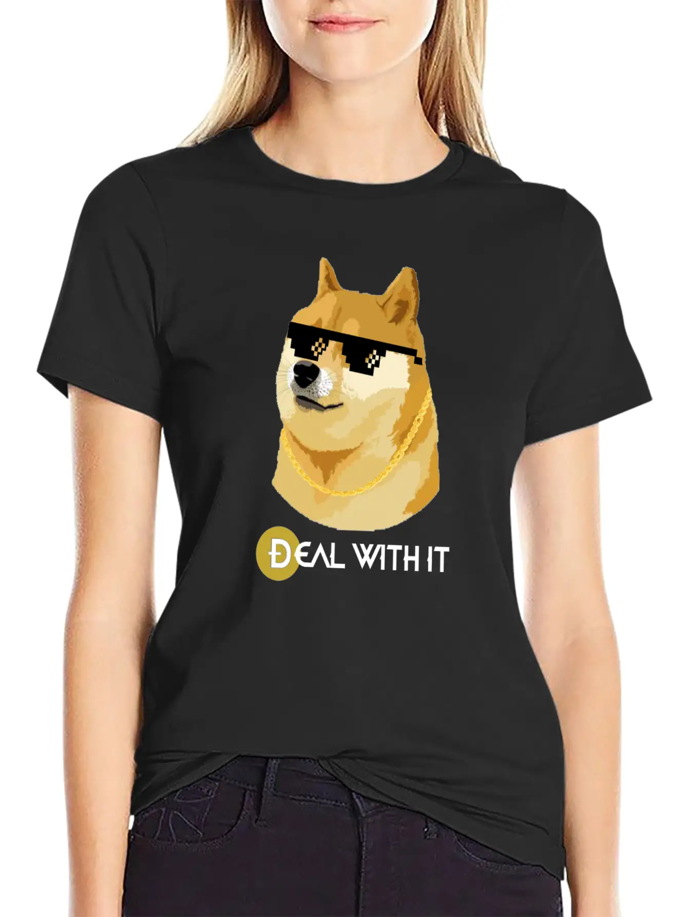 DogeCoin Unisex Casual T-Shirt – Clean Design For Daily Comfort