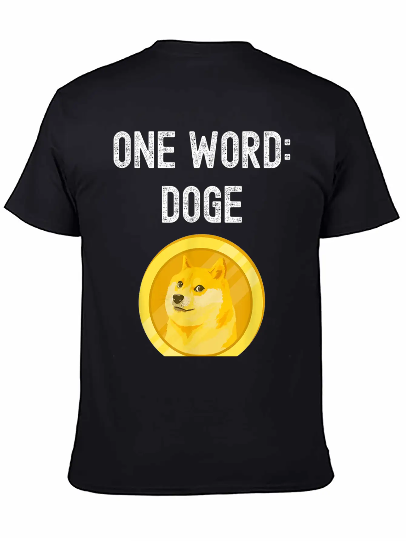 Dogecoin Unisex Short Sleeve Soft Cotton T-Shirt – Casual Everyday Wear