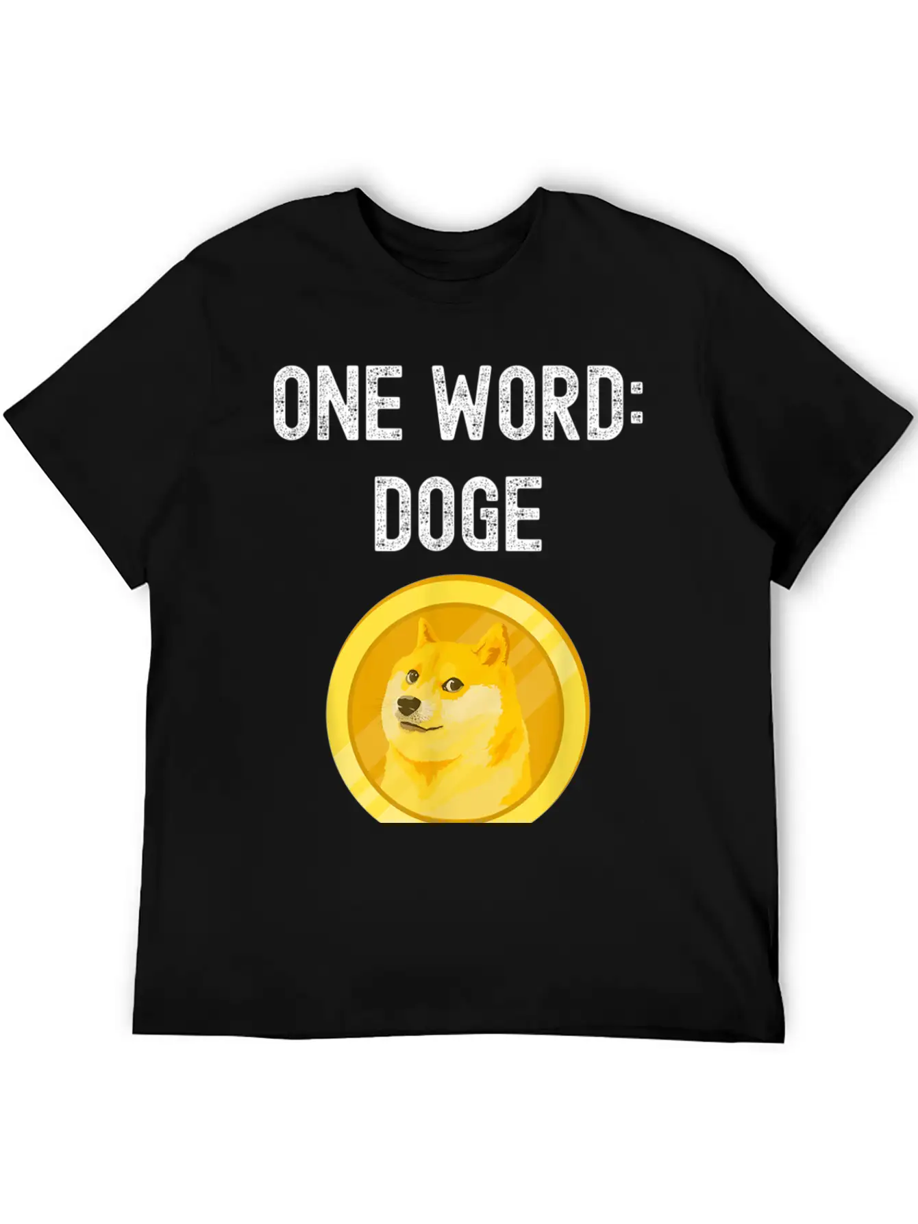 Dogecoin Unisex Short Sleeve Soft Cotton T-Shirt – Casual Everyday Wear