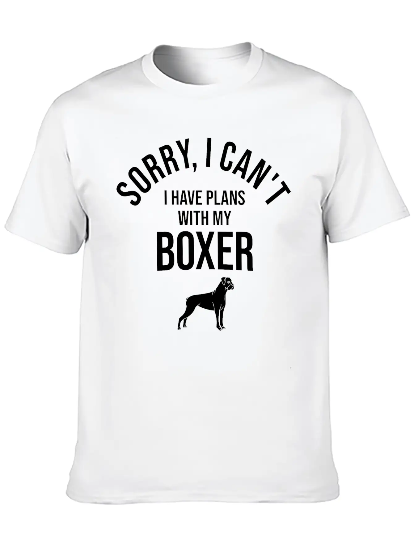 Dogs Dog Boxer Stylish Everyday T-Shirt – Unisex Basic Cotton Tee
