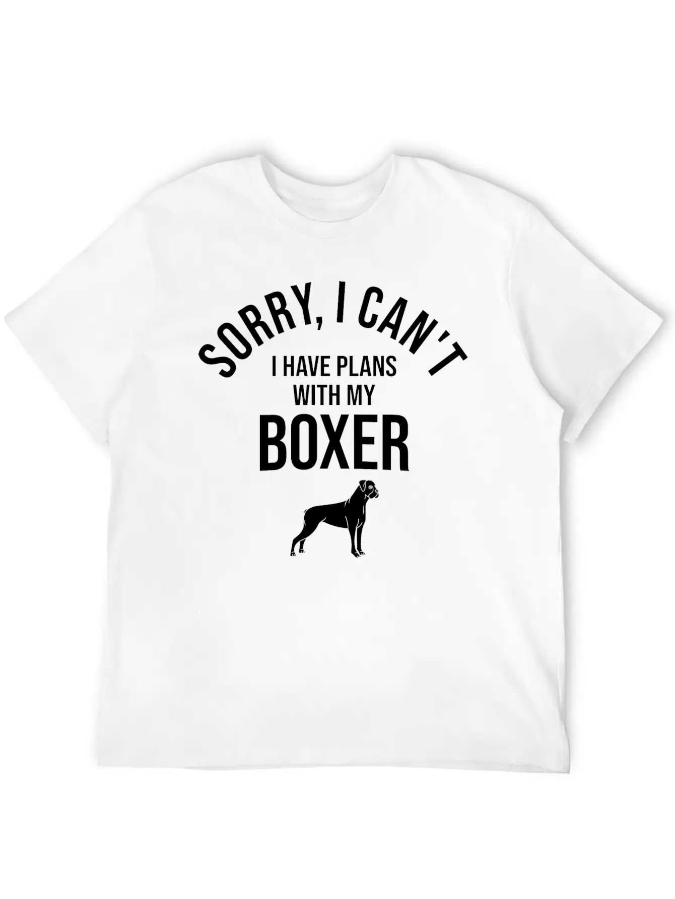 Dogs Dog Boxer Stylish Everyday T-Shirt – Unisex Basic Cotton Tee